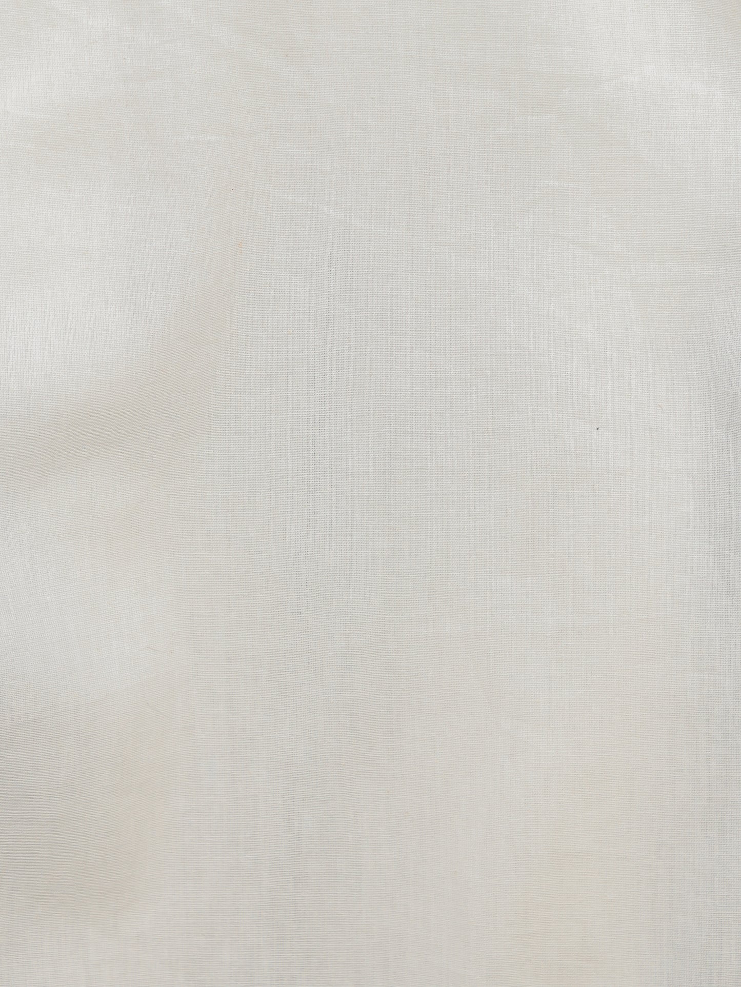 Embroidered Linen Cotton Solid Off-White Kurta