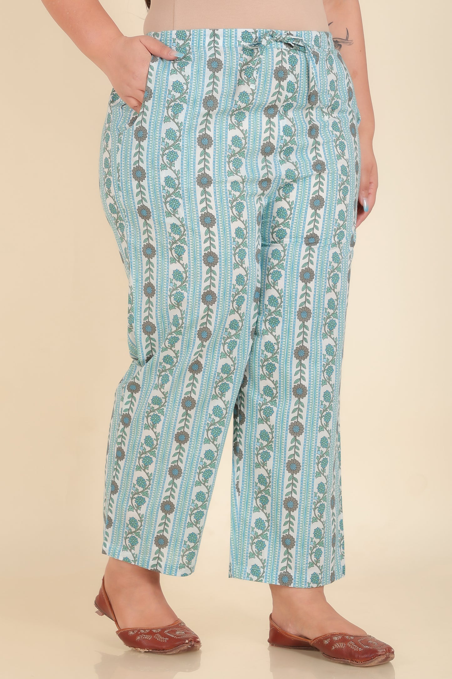 Soft Cotton Floral Pant