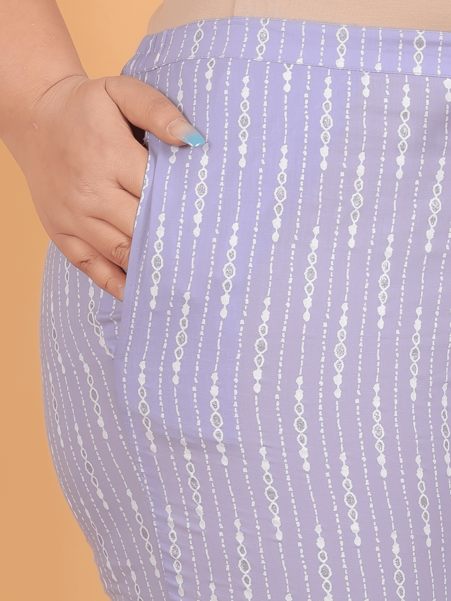 Soft Cotton Striped Pant