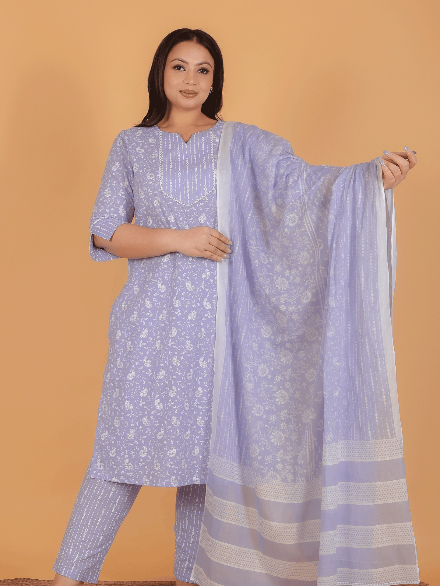 Soft Cotton Paisley Kurta