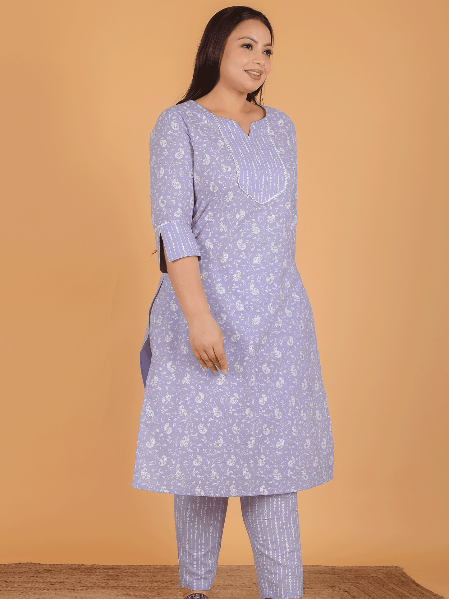 Soft Cotton Paisley Kurta