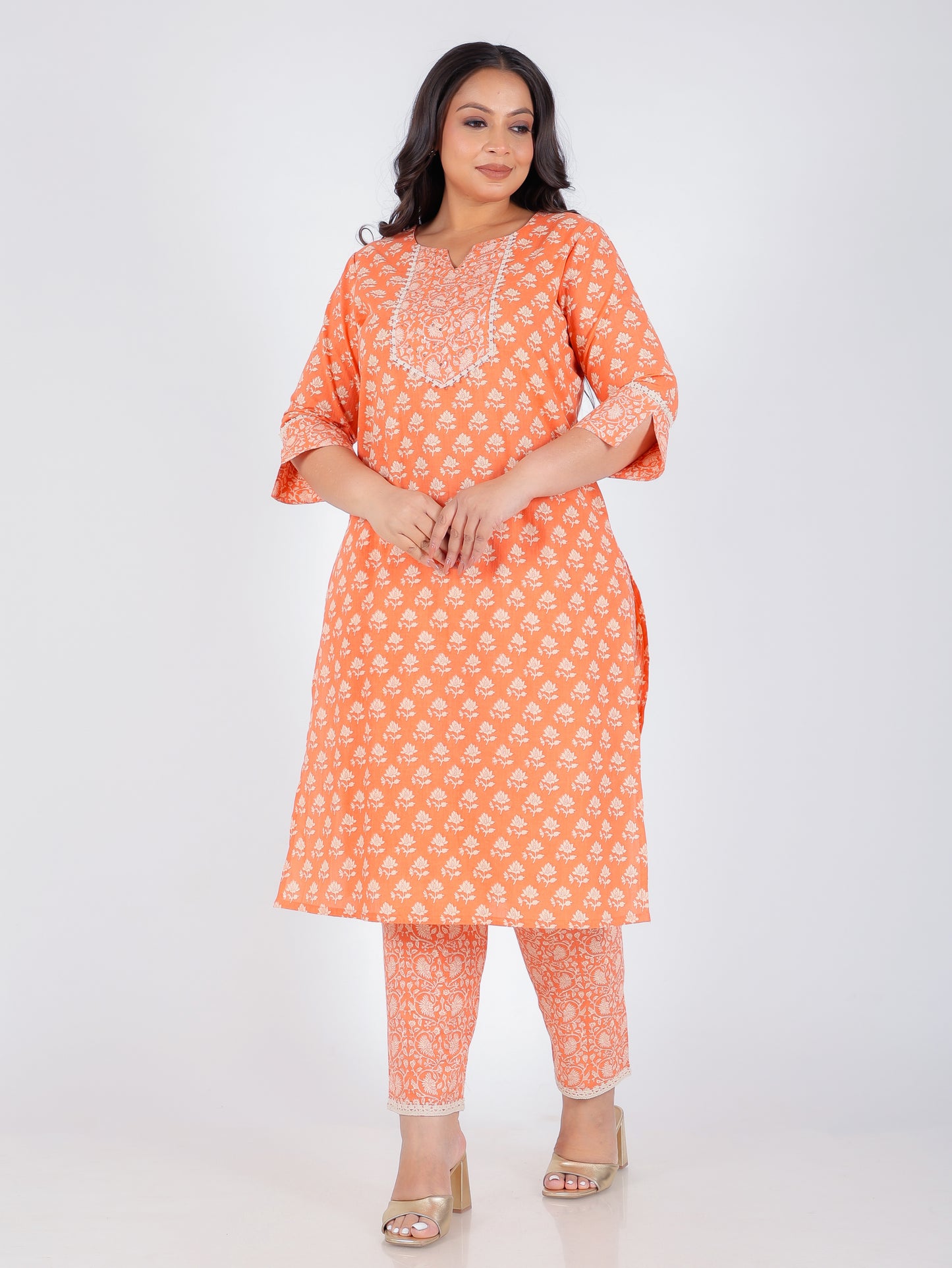 Soft Cotton Block Kurta