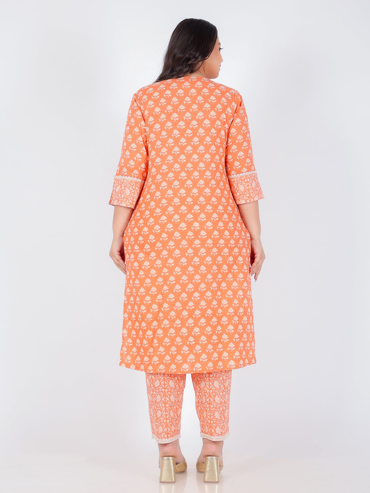 Soft Cotton Block Kurta