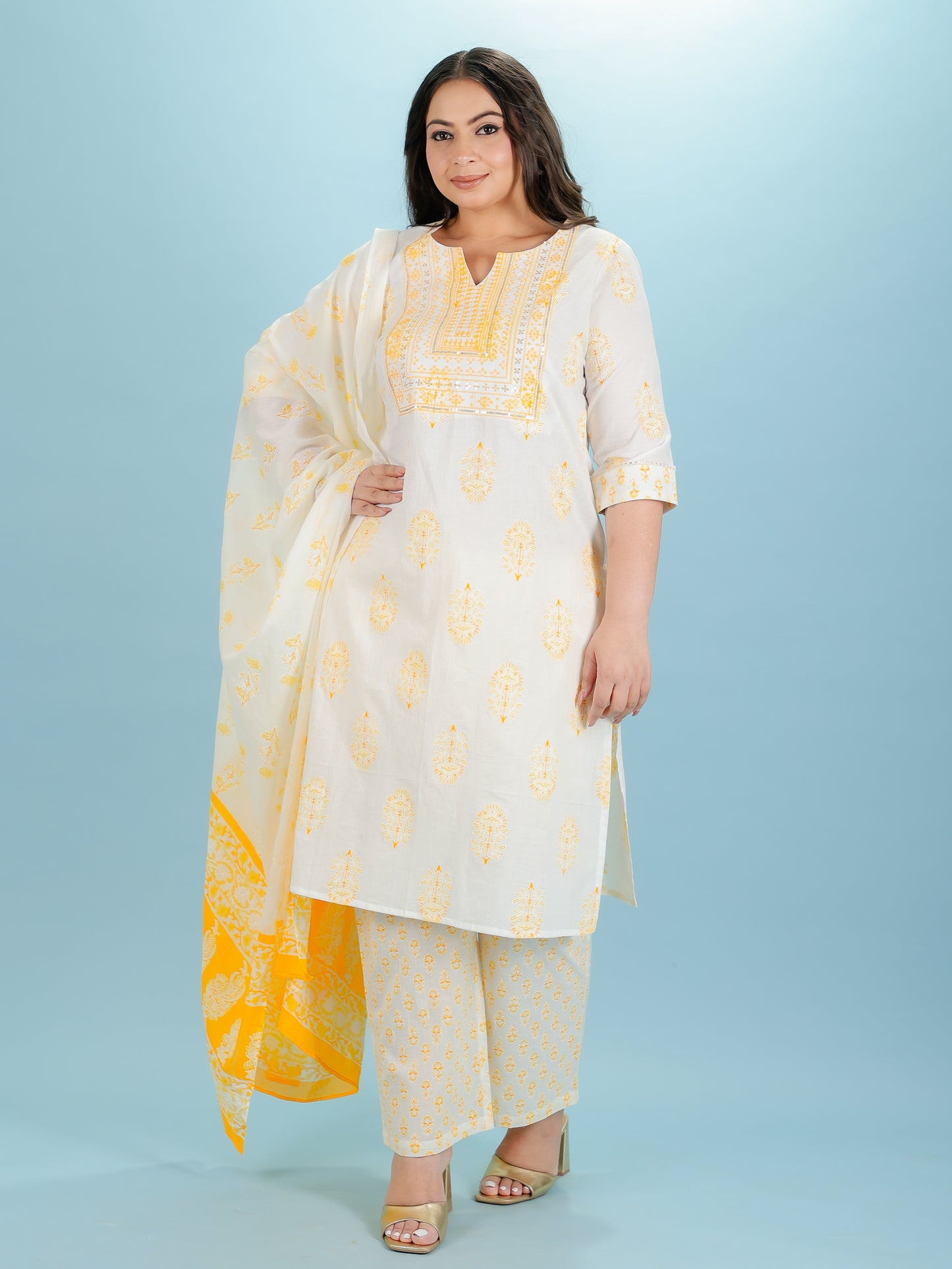 Soft Cotton Butti Kurta