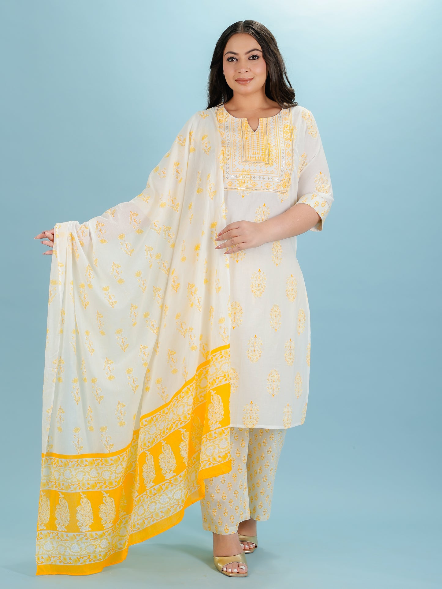 Soft Cotton Butti Kurta