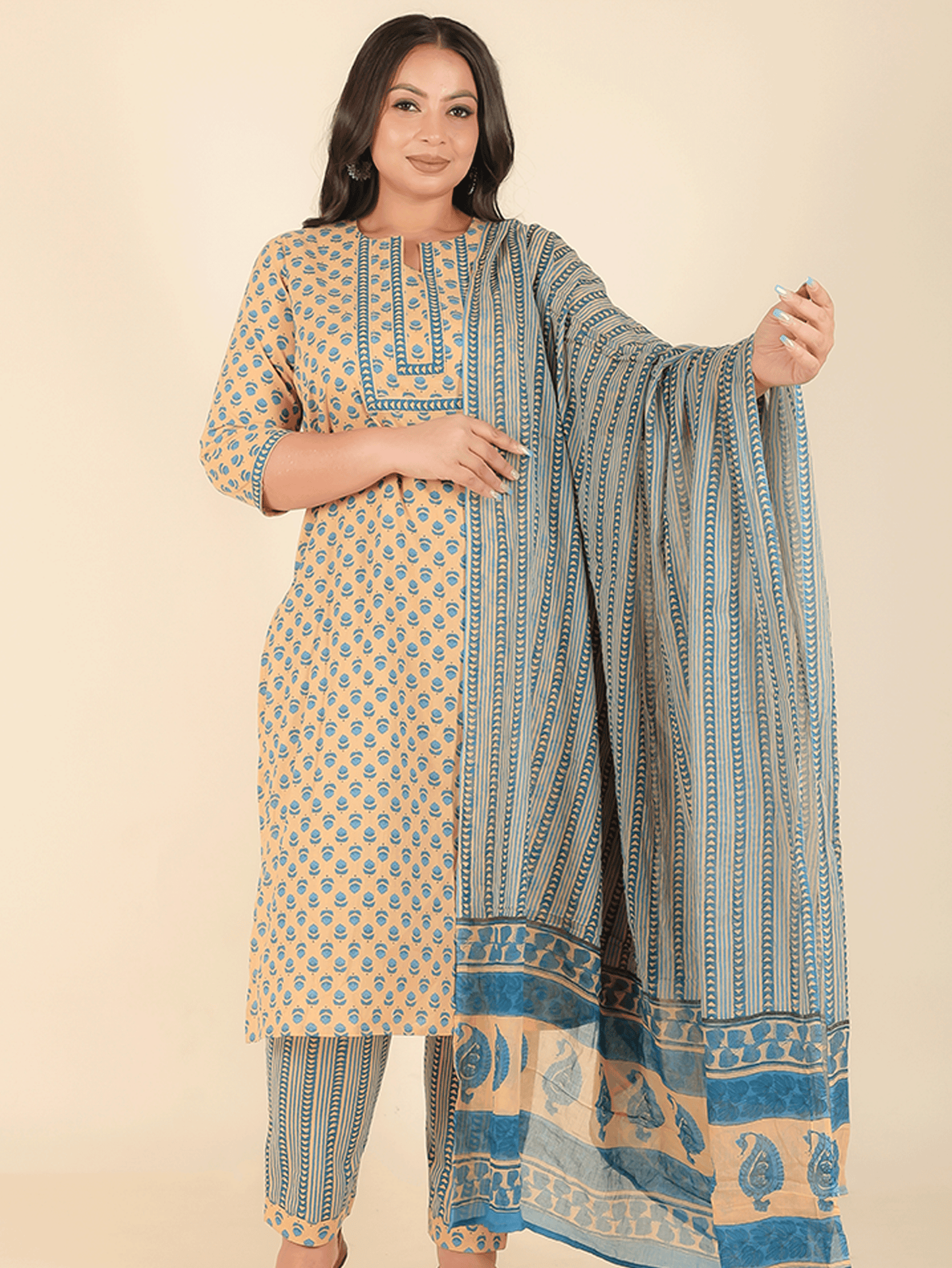 Voile Cotton Tribal Dupatta