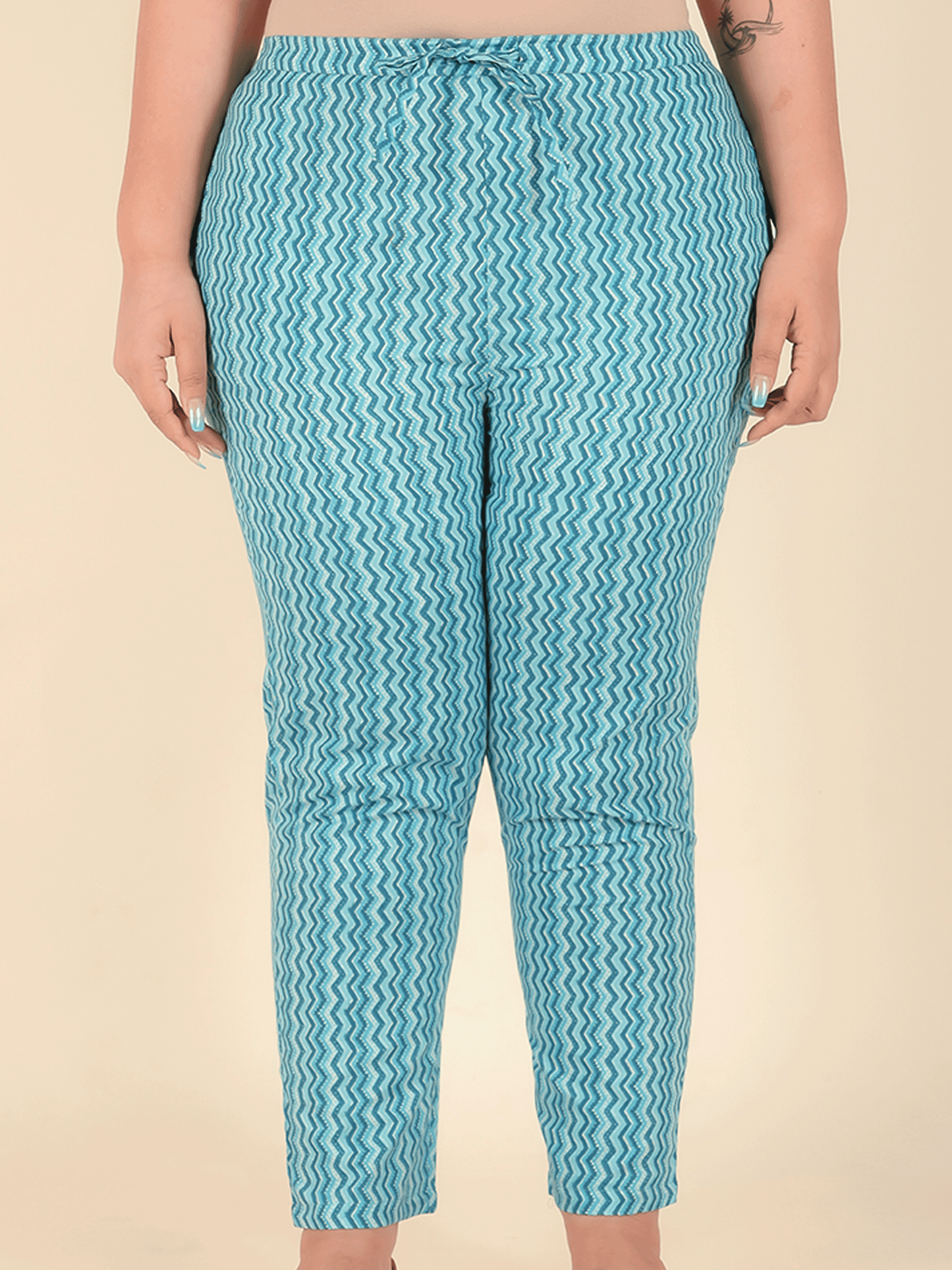 Soft Cotton Chevron Pant