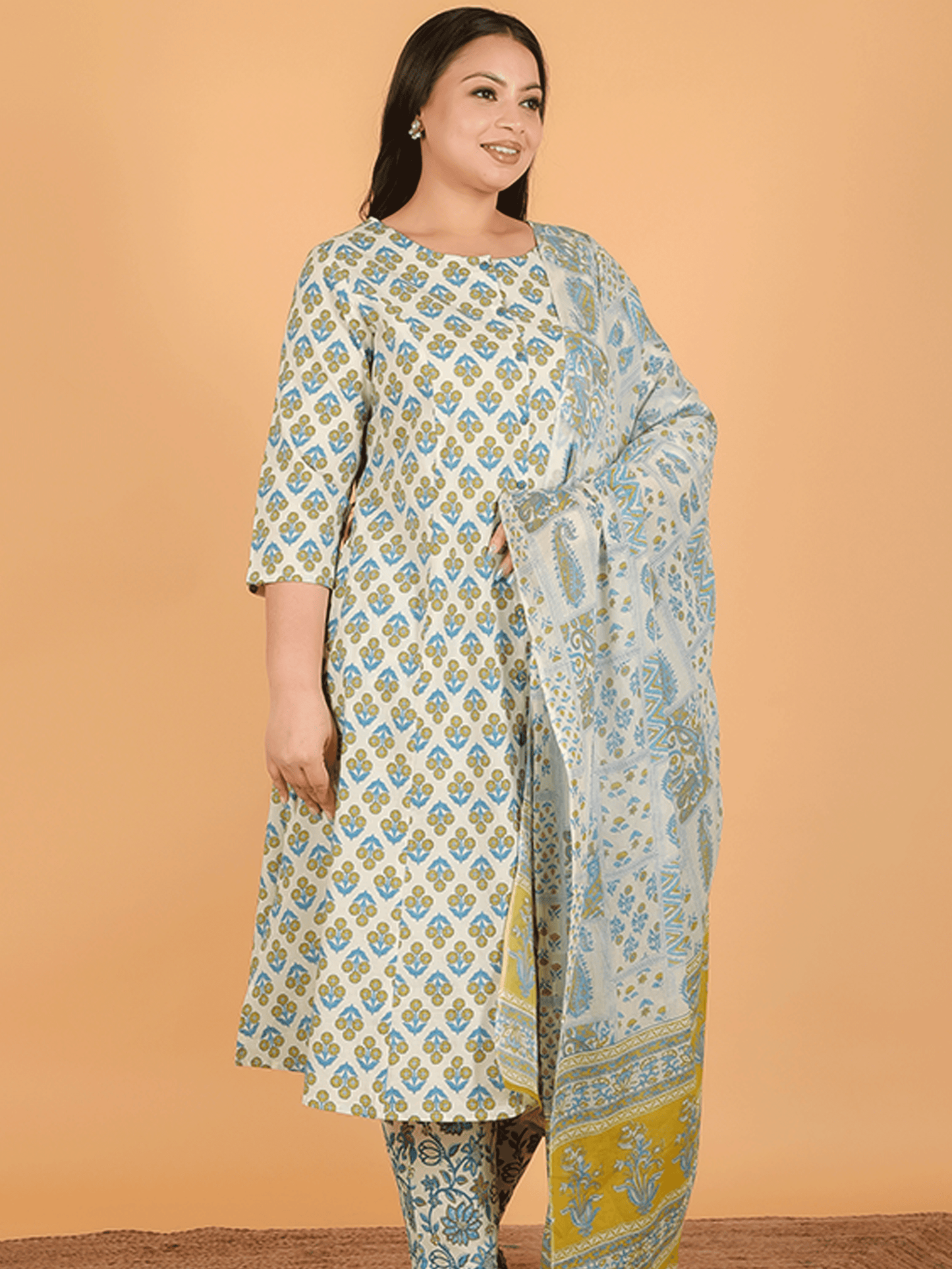 Soft Cotton Butti Kurta