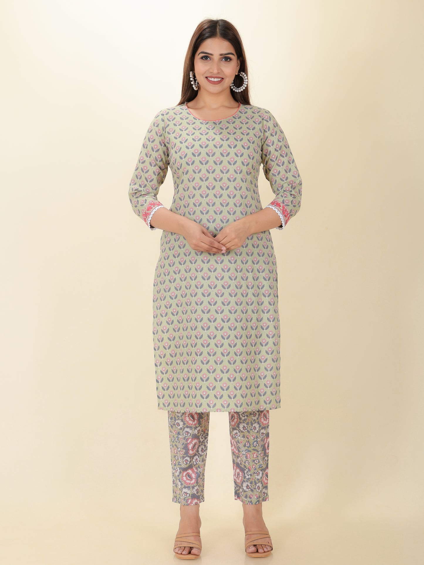 Soft Cotton Block Kurta