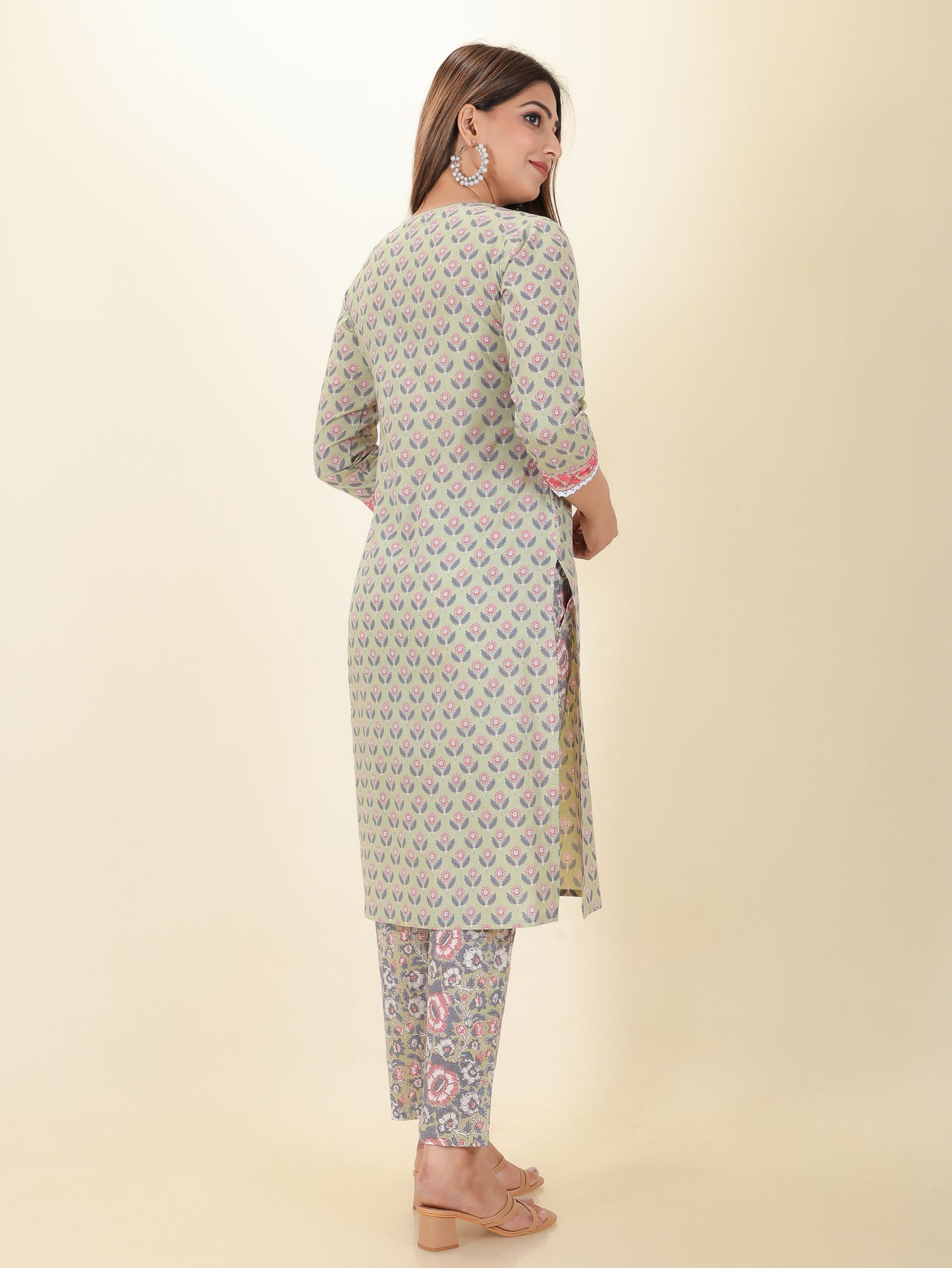 Soft Cotton Block Kurta