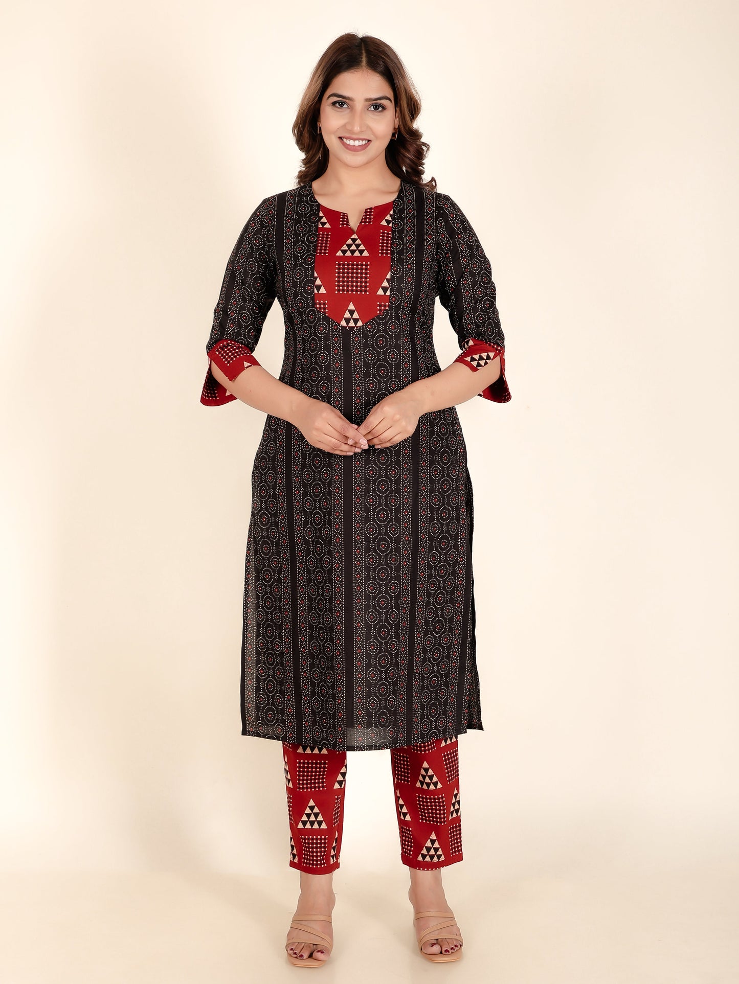 Soft Cotton Bandhani Kurta