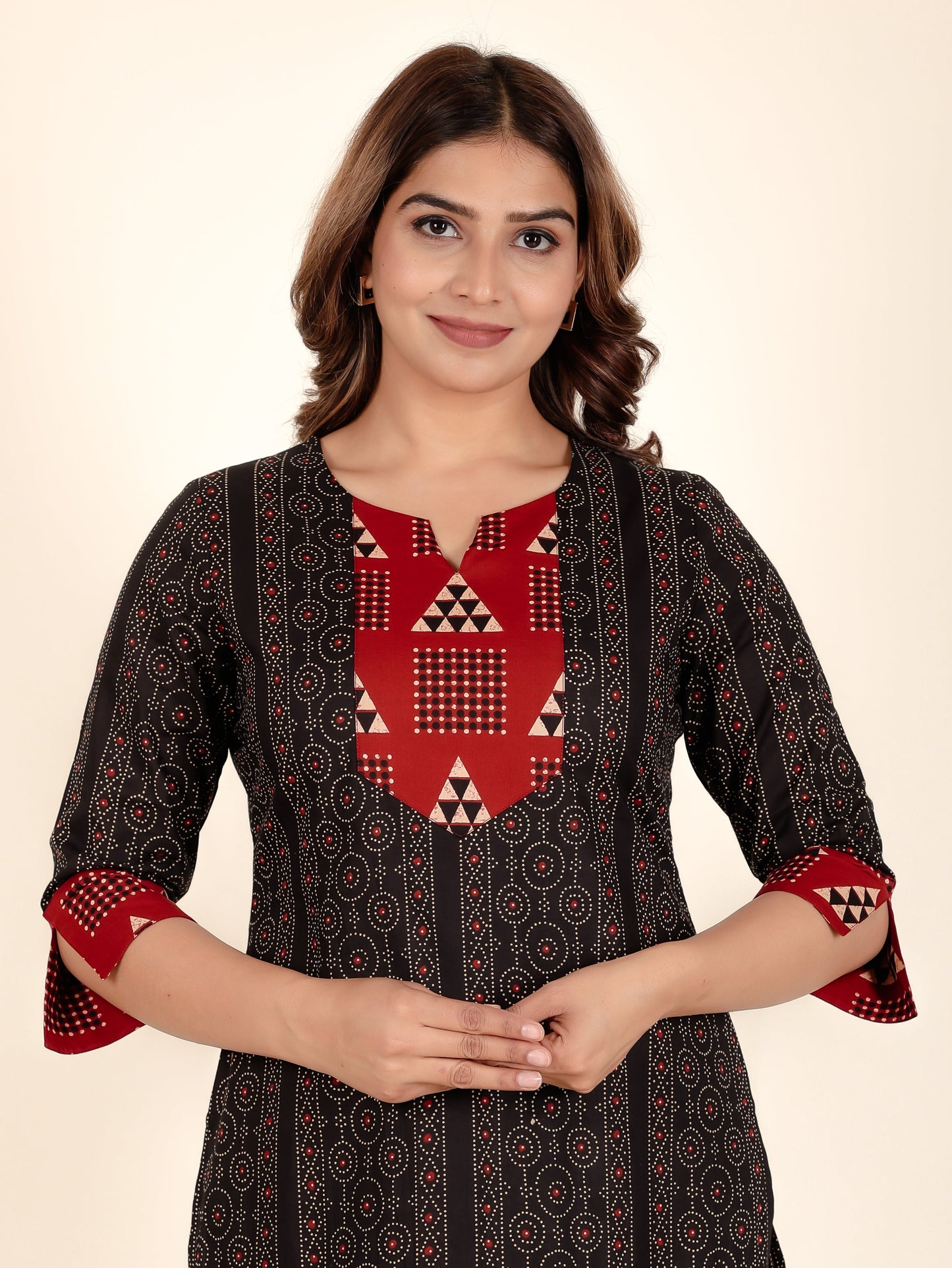 Soft Cotton Bandhani Kurta