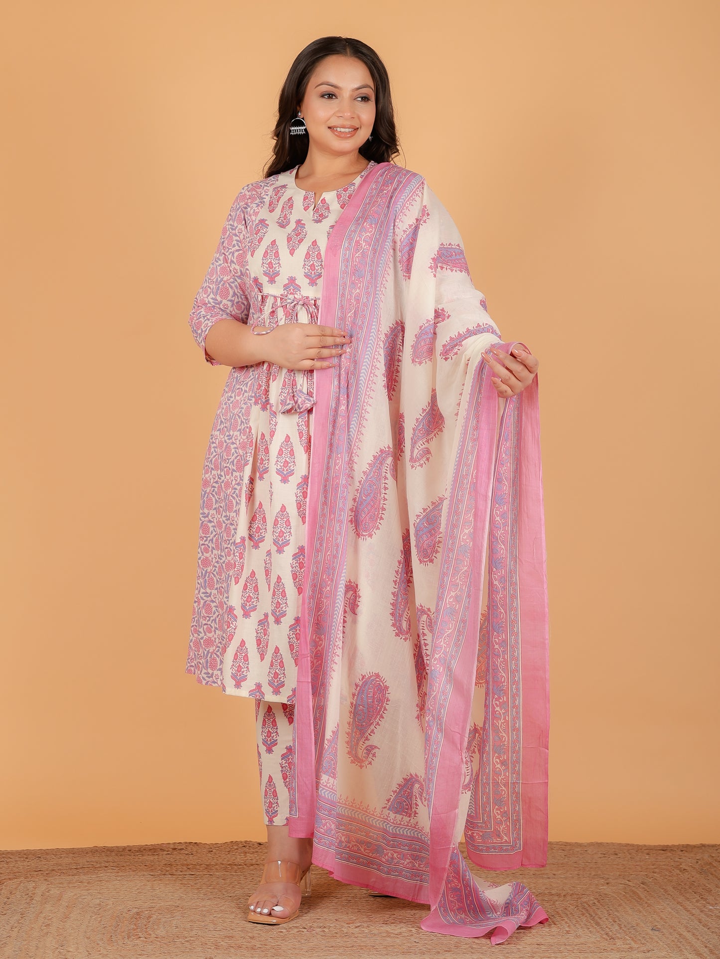 Soft Cotton Paisley Dupatta