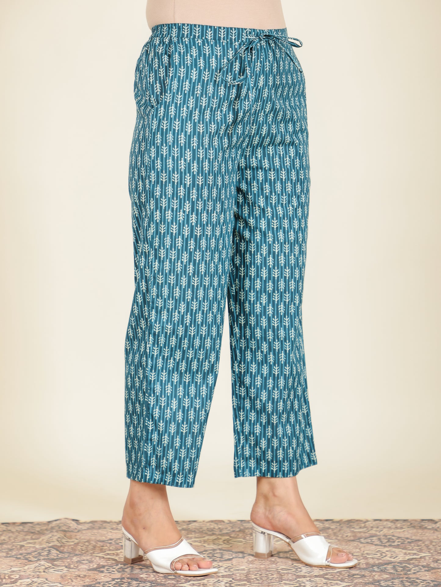 Soft Cotton Striped Pant