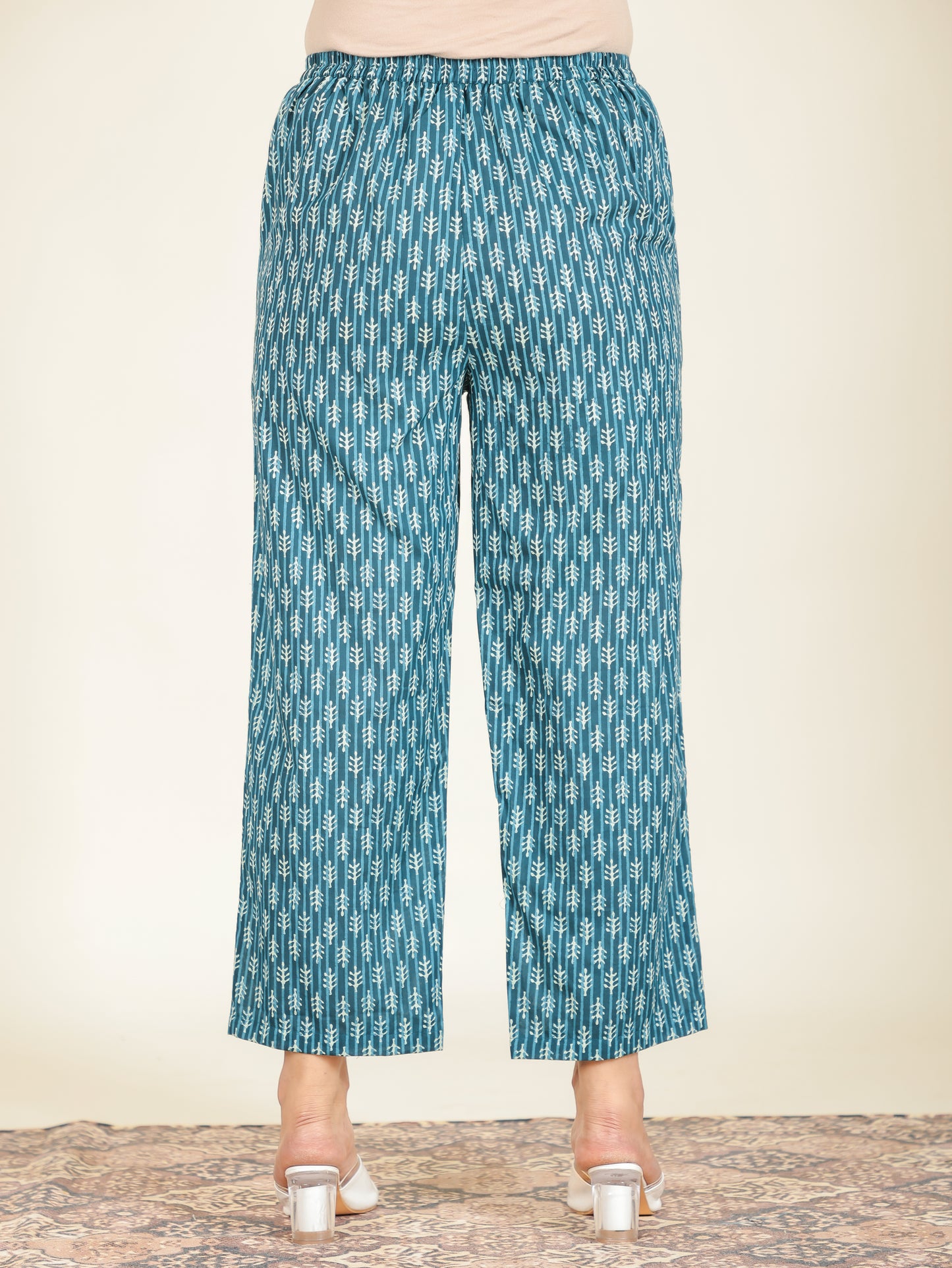 Soft Cotton Striped Pant