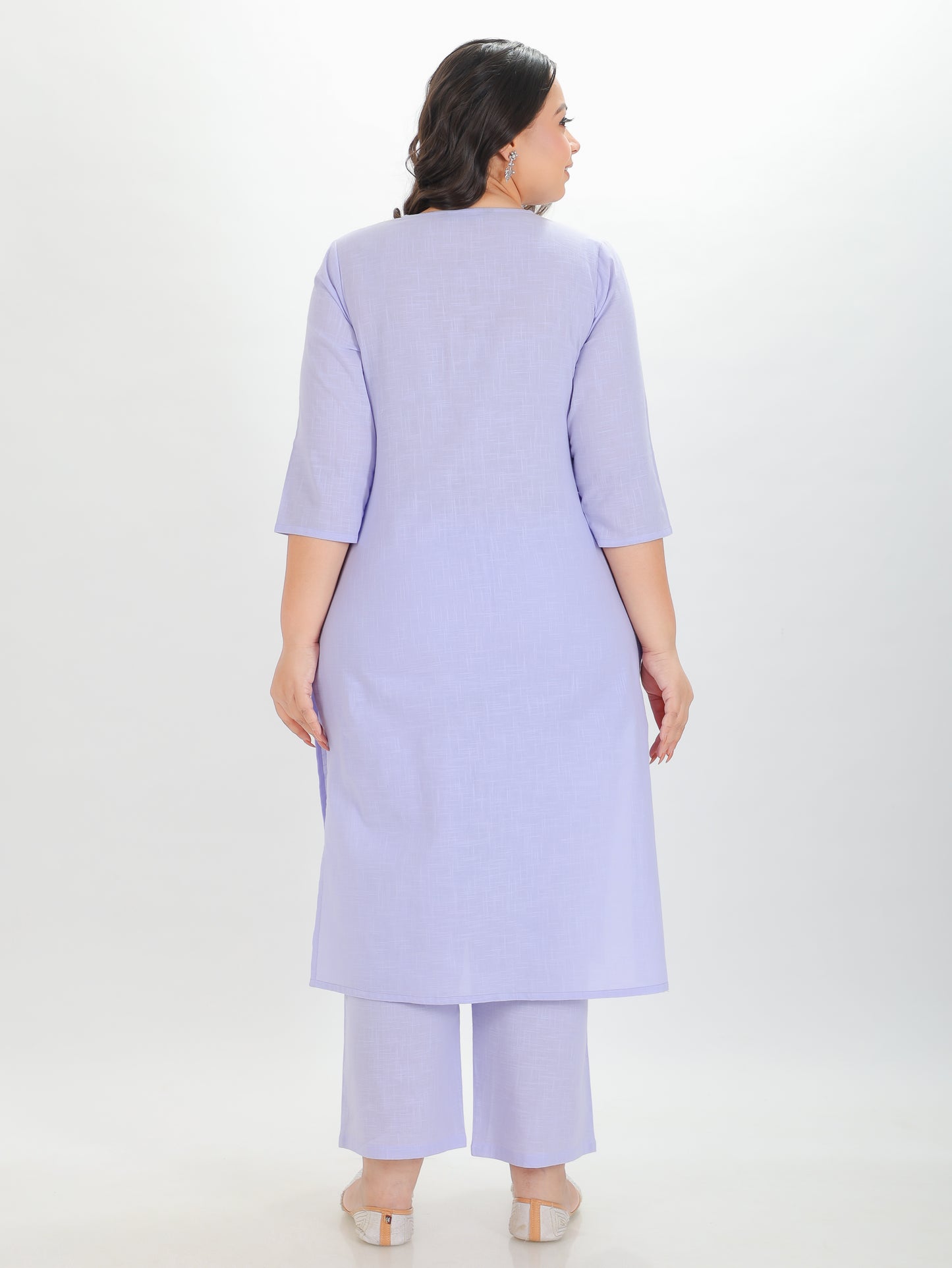 Khadi Cotton Solid Kurta