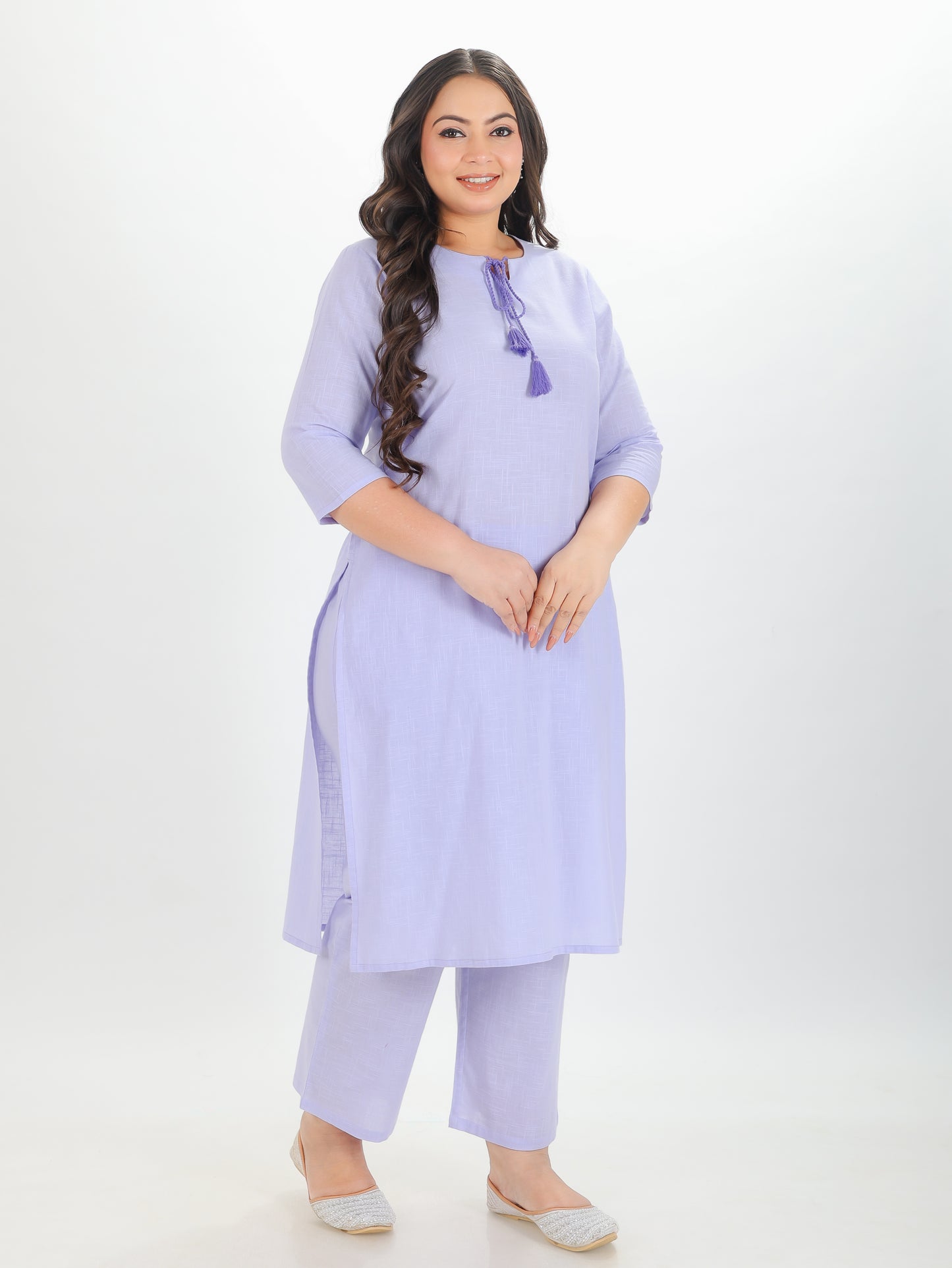 Khadi Cotton Solid Kurta