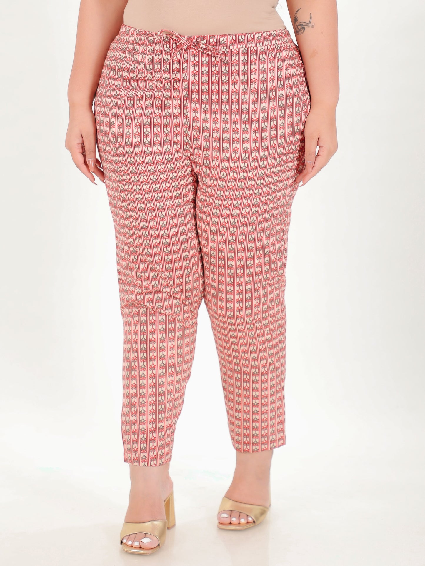 Soft Cotton Striped Pant