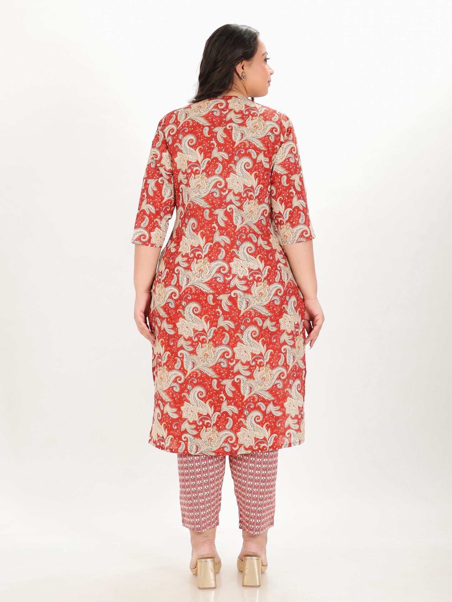 Soft Cotton Floral Kurta