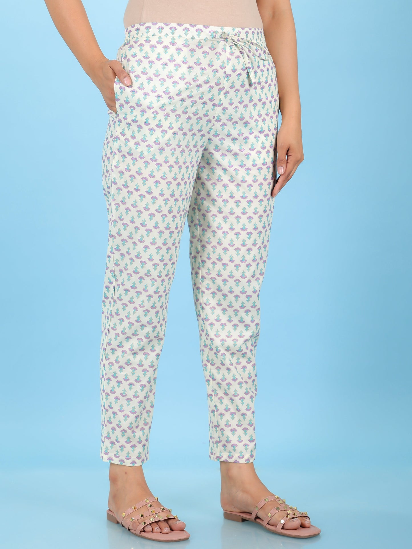 Soft Cotton Floral Pant