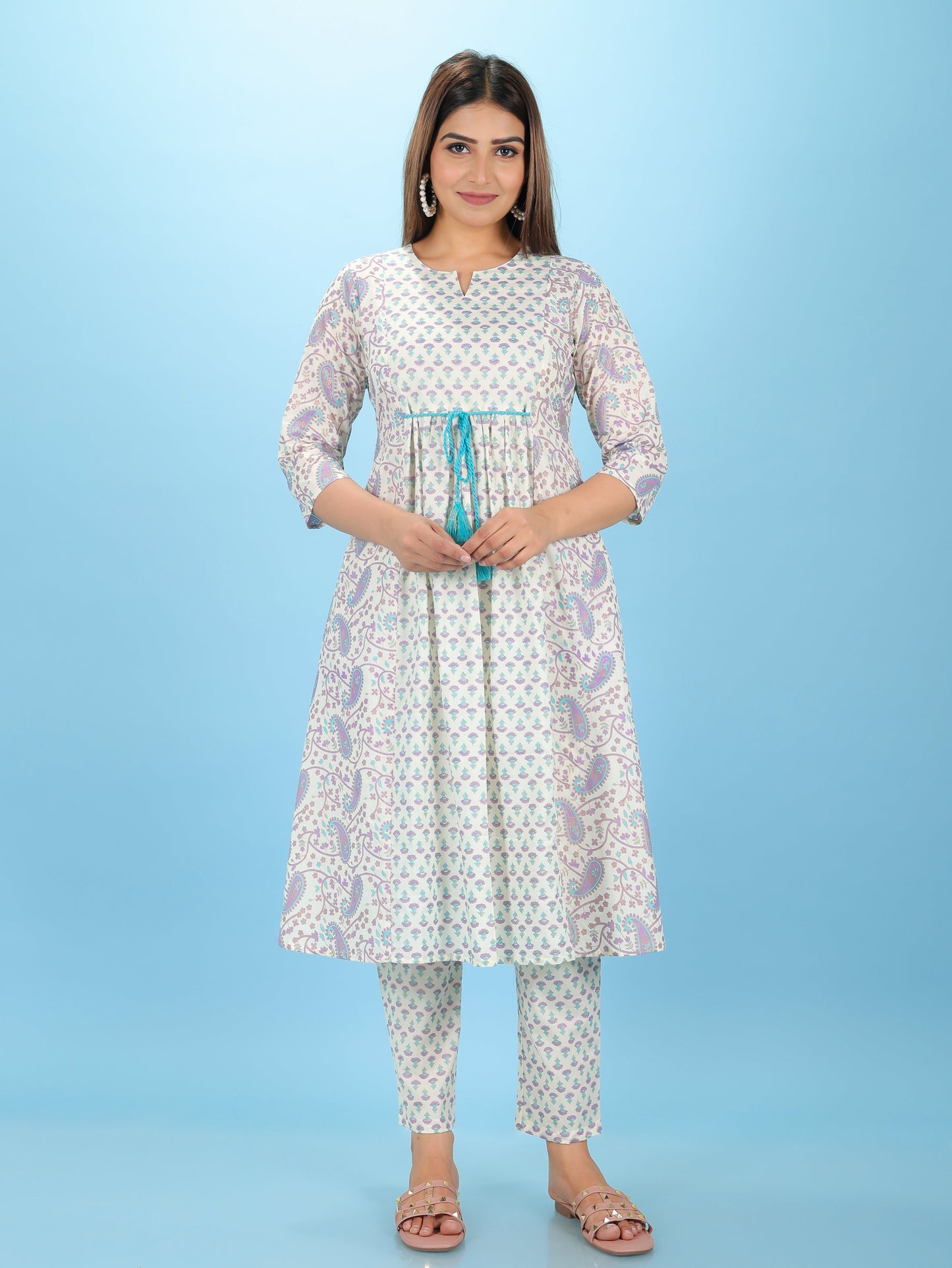 Soft Cotton Paisley Kurta