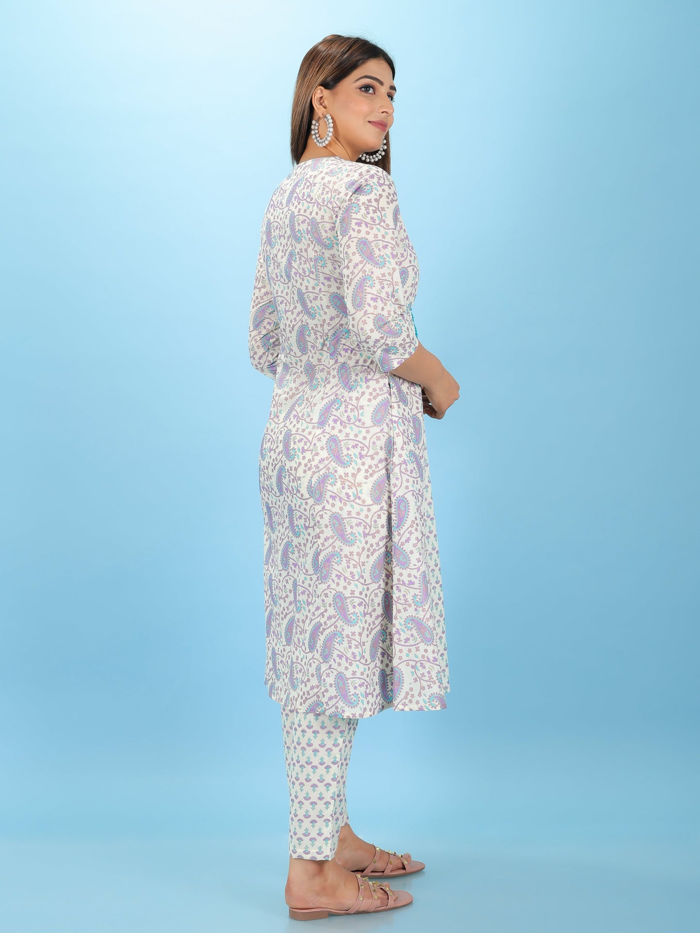 Soft Cotton Paisley Kurta