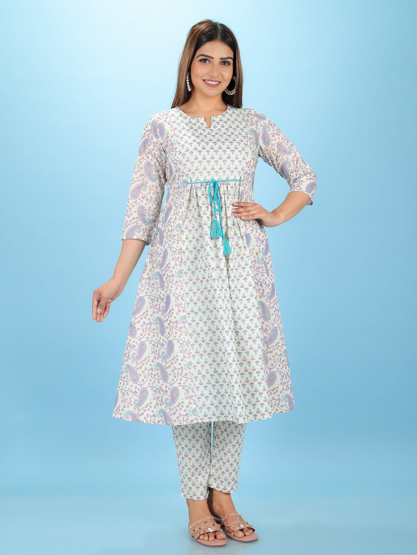 Soft Cotton Paisley Kurta