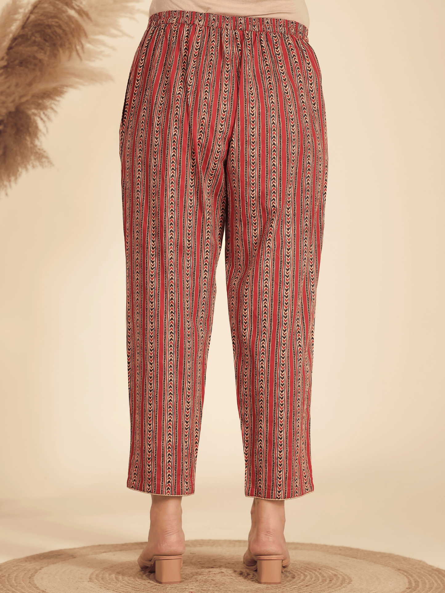 Soft Cotton Striped Pant