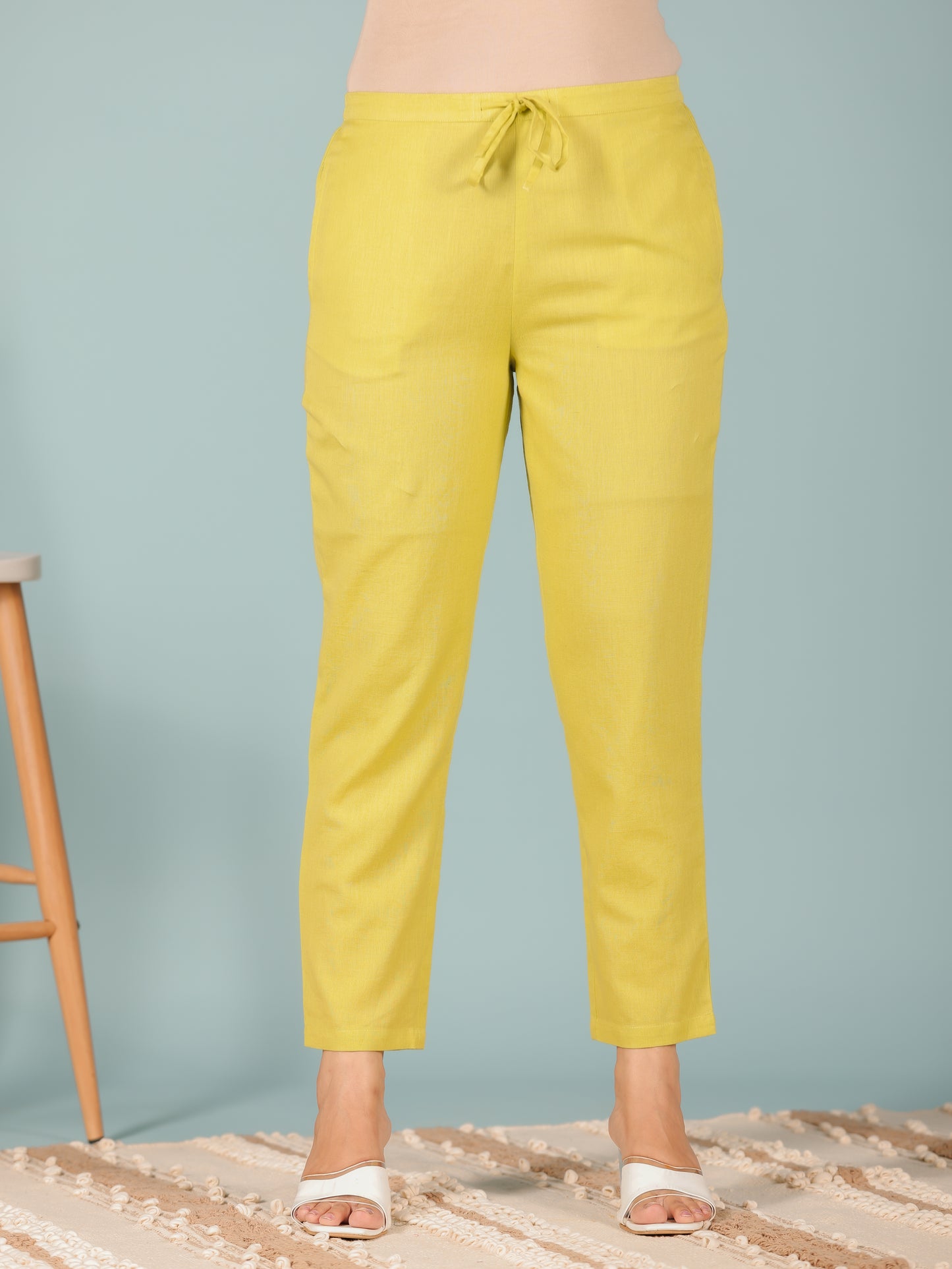 Linen Cotton Solid Pant