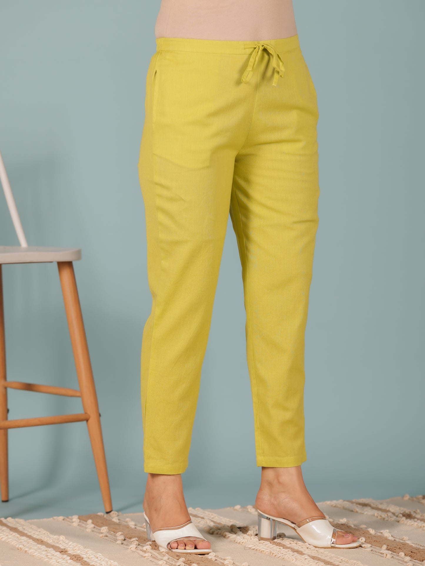 Linen Cotton Solid Pant