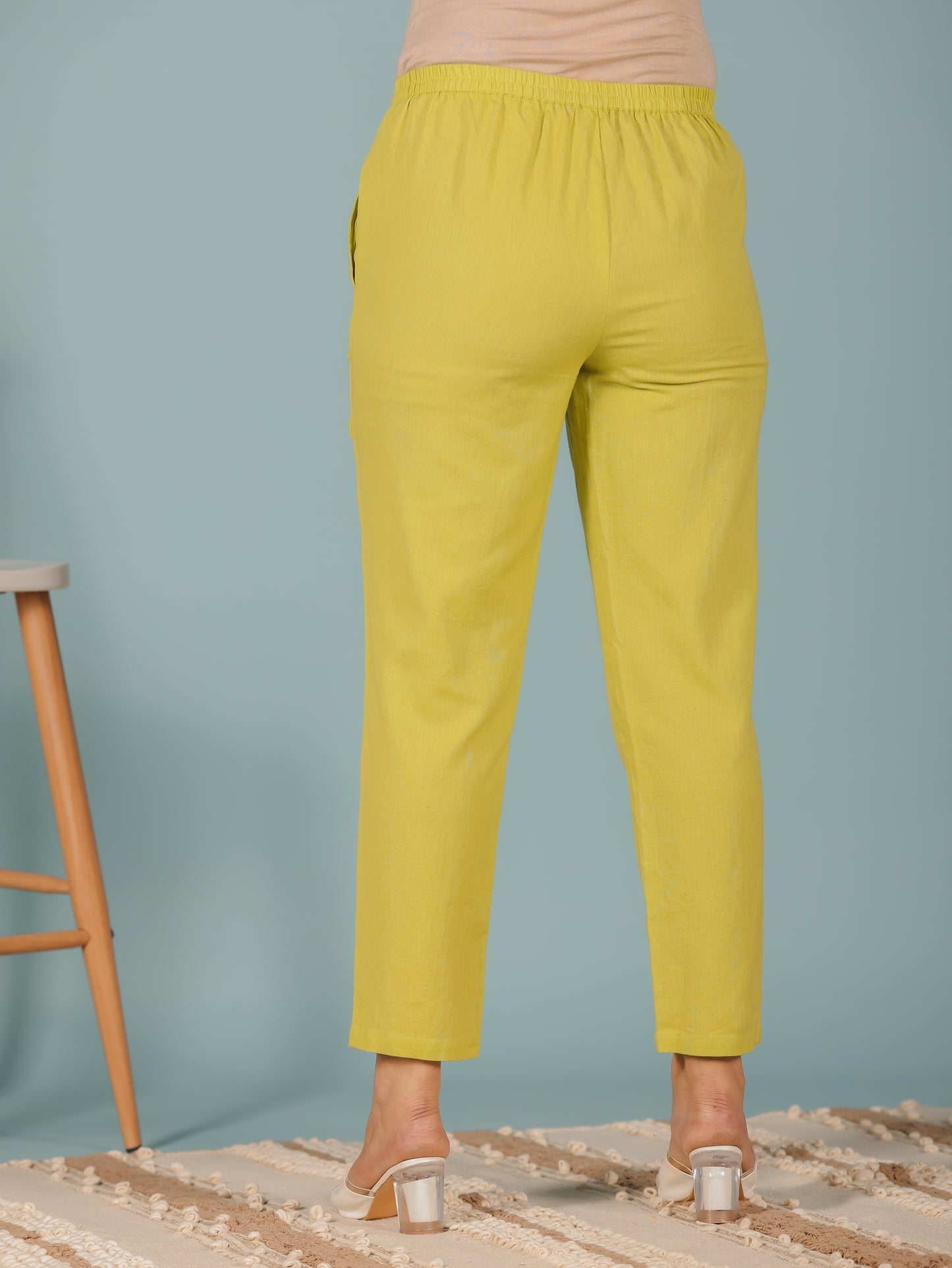 Linen Cotton Solid Pant