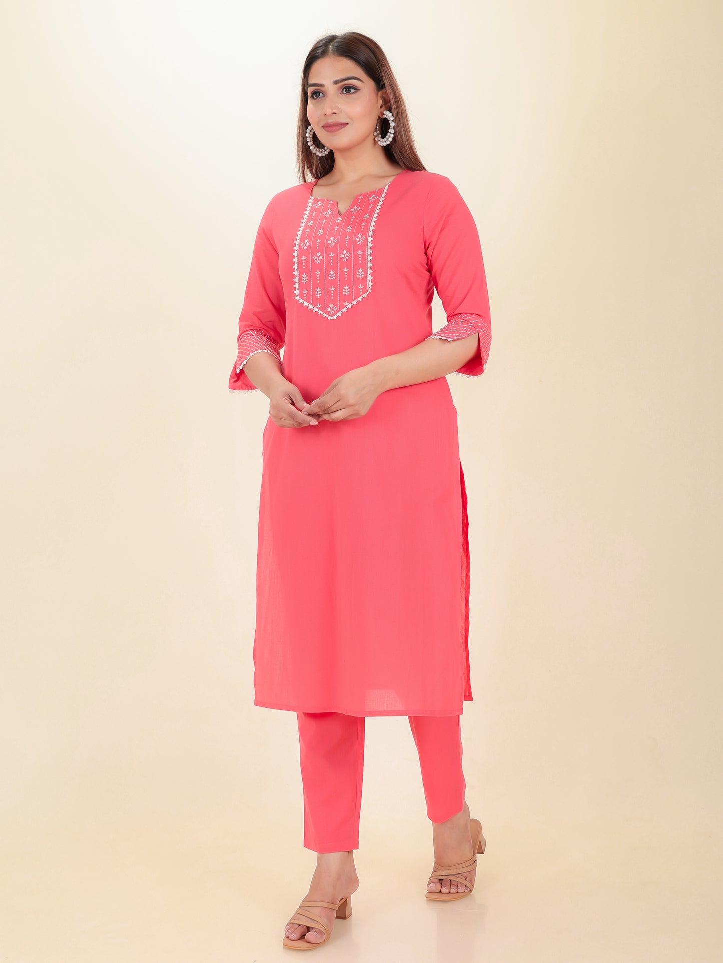 Soft Cotton Solid Kurta