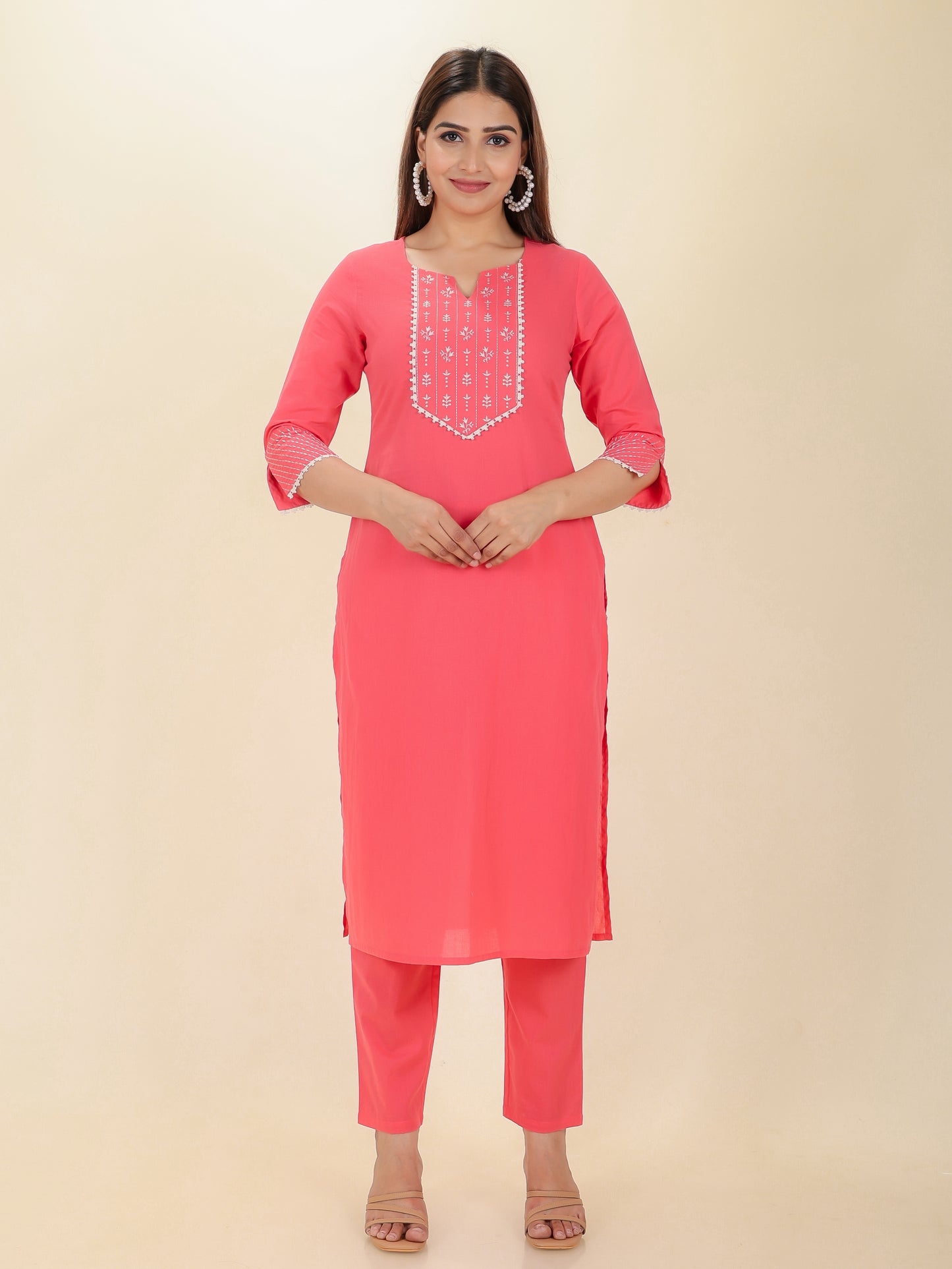 Soft Cotton Solid Kurta