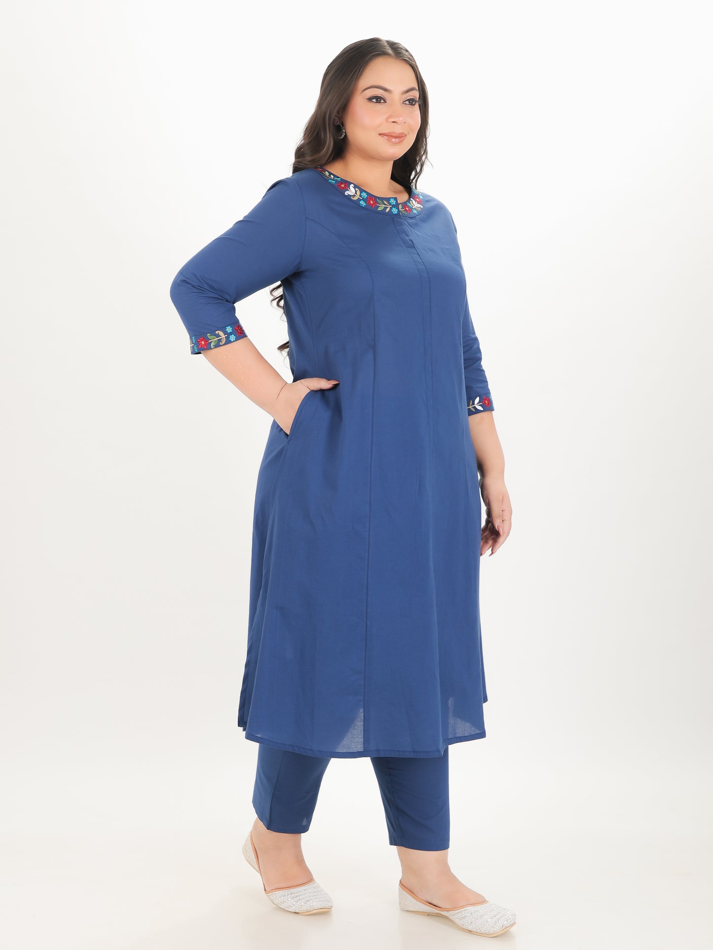 Soft Cotton Solid Kurta