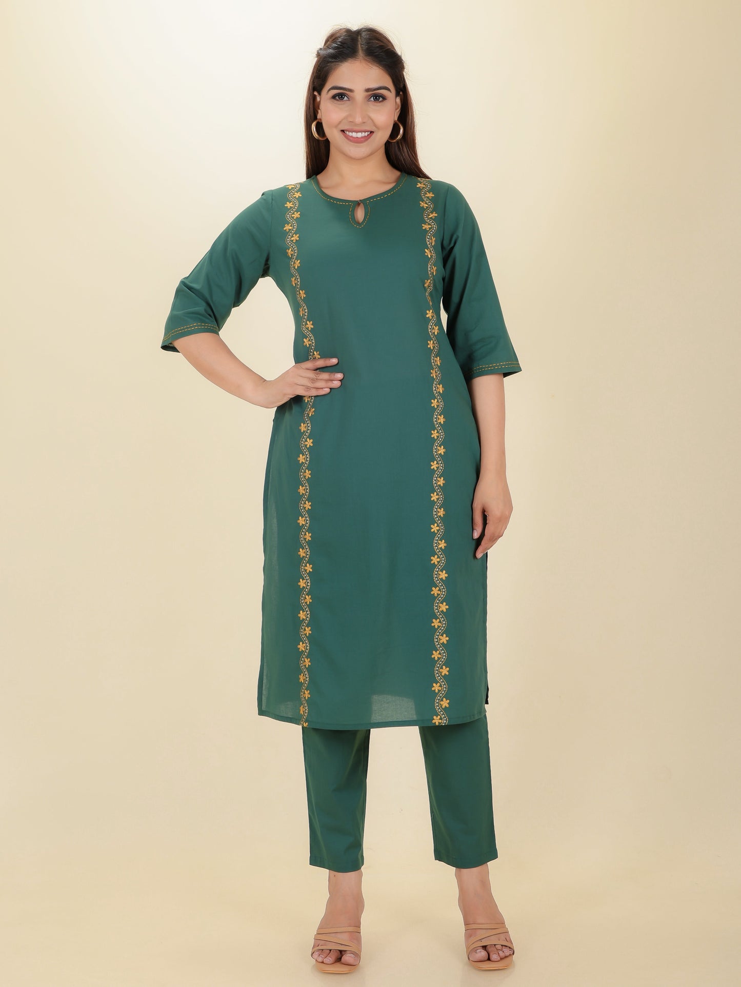 Soft Cotton Solid Kurta