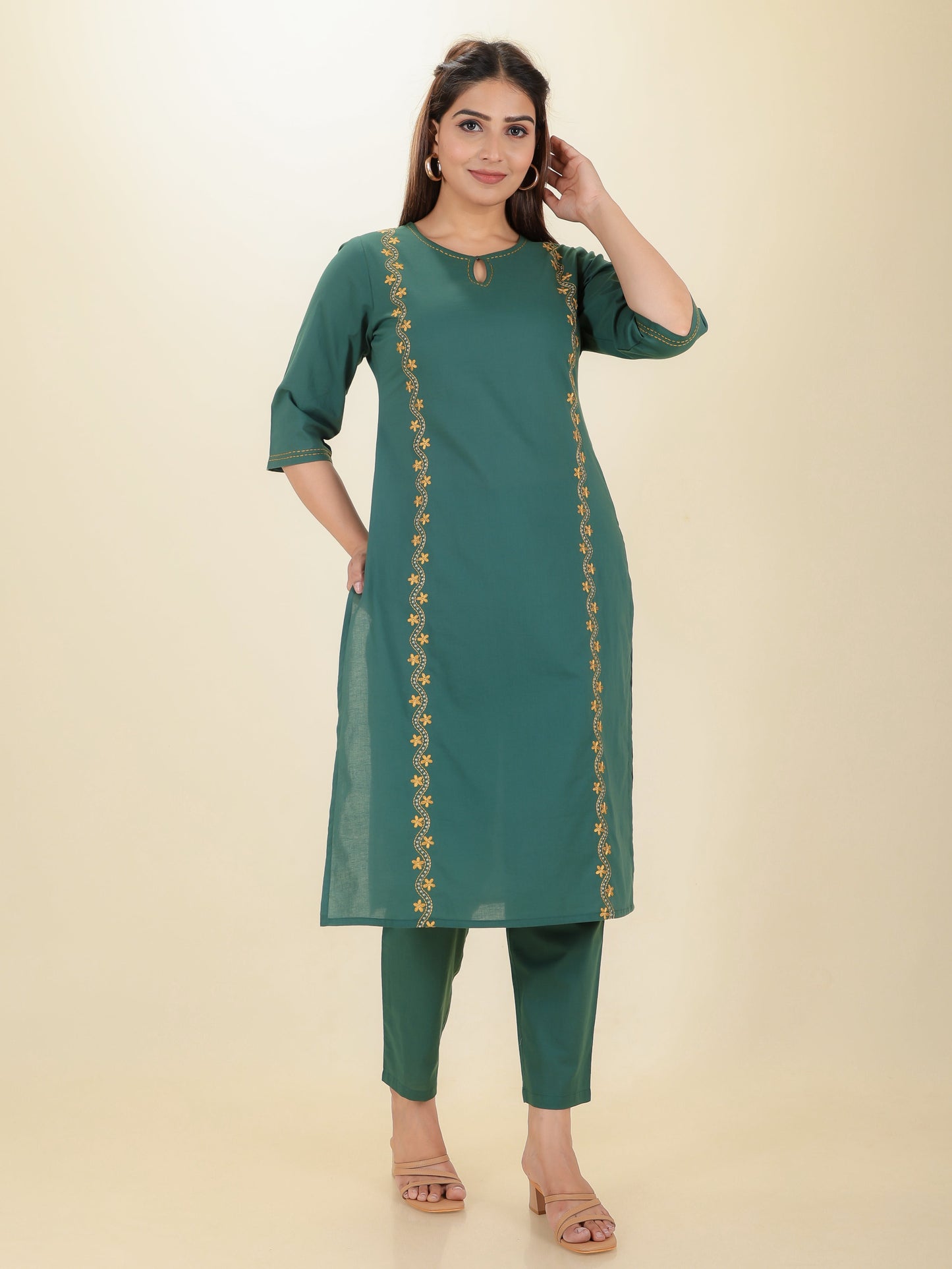 Soft Cotton Solid Kurta