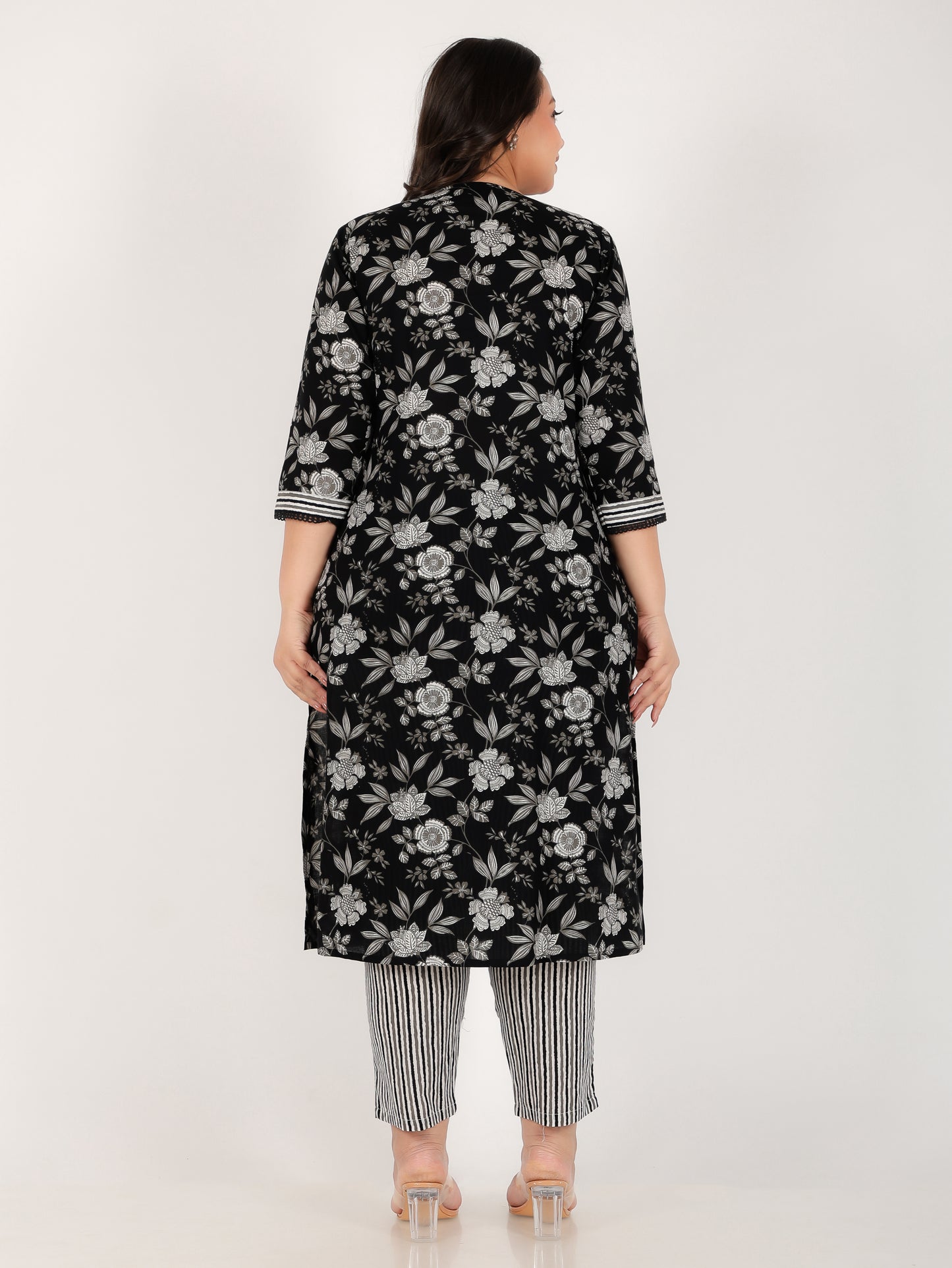 Soft Cotton Floral Kurta