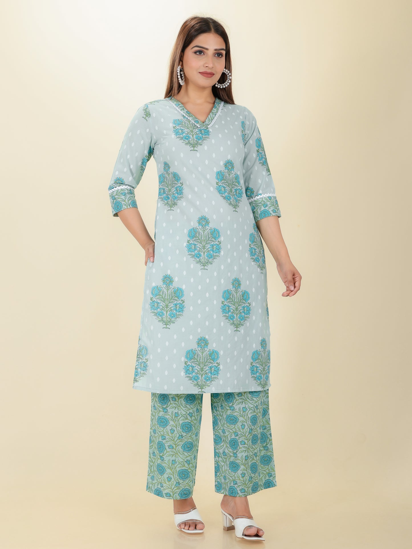 Soft Cotton Butti Kurta