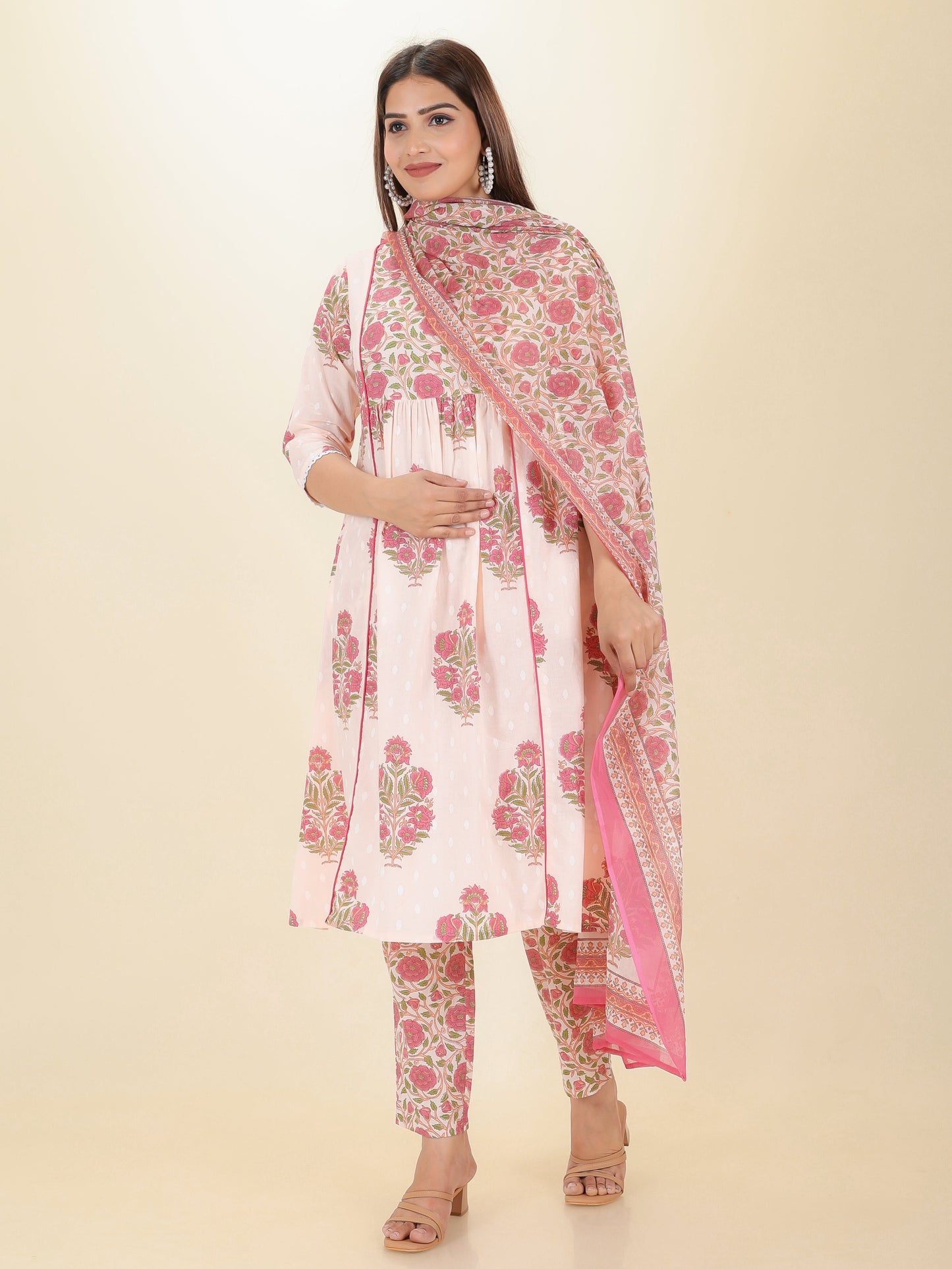 Soft Cotton Butti Kurta