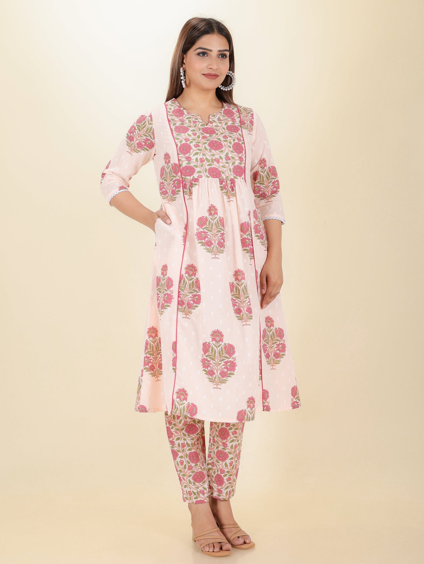 Soft Cotton Butti Kurta