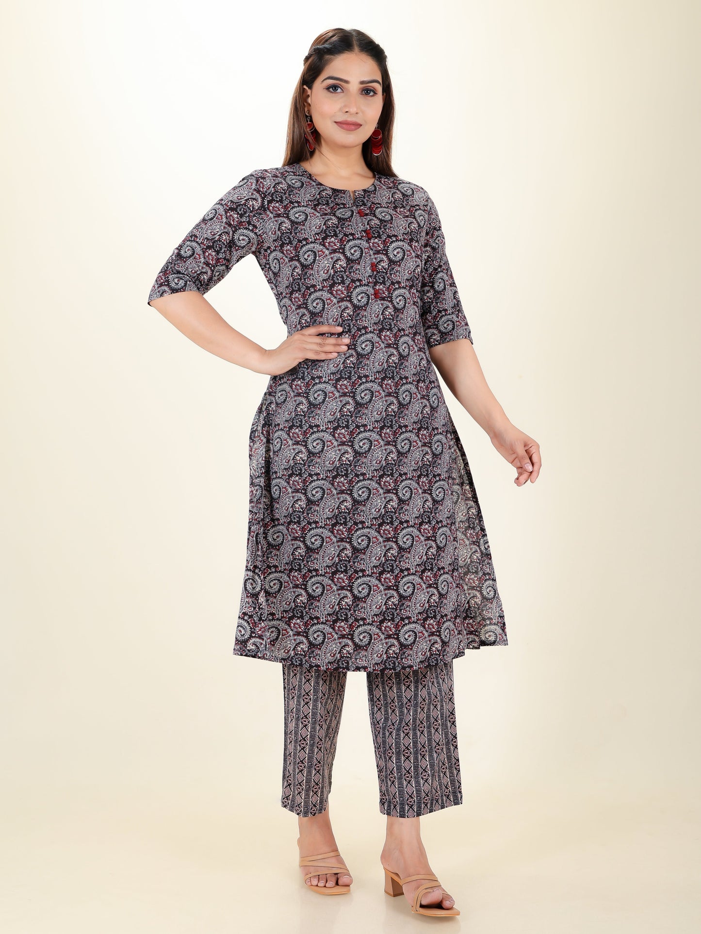 Soft Cotton Paisley Kurta