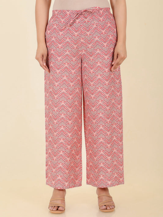 Soft Cotton Chevron Palazzo