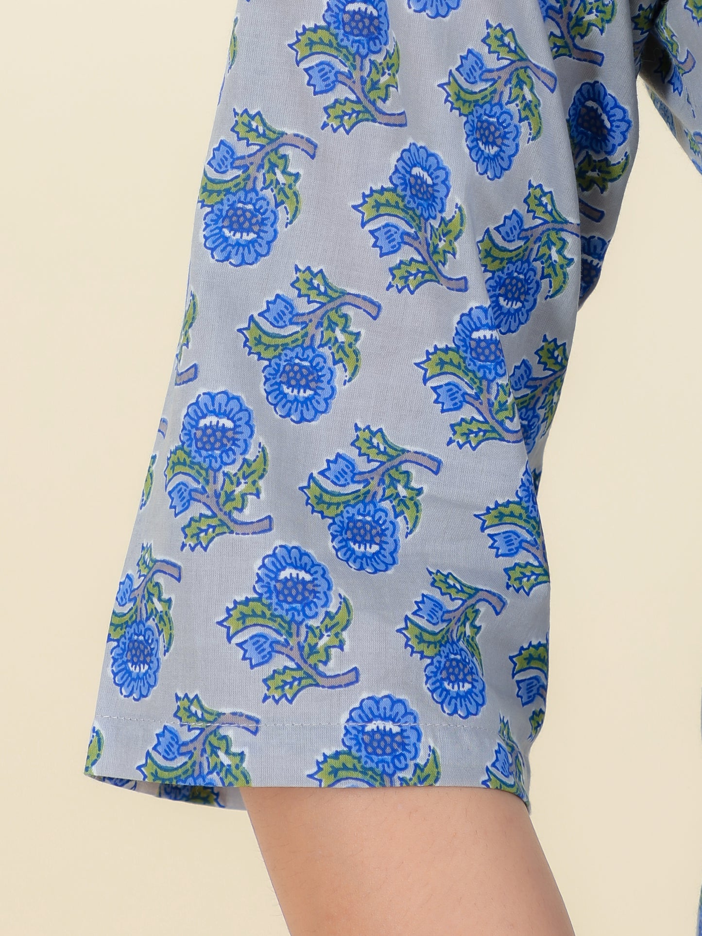 Soft Cotton Floral Kurta