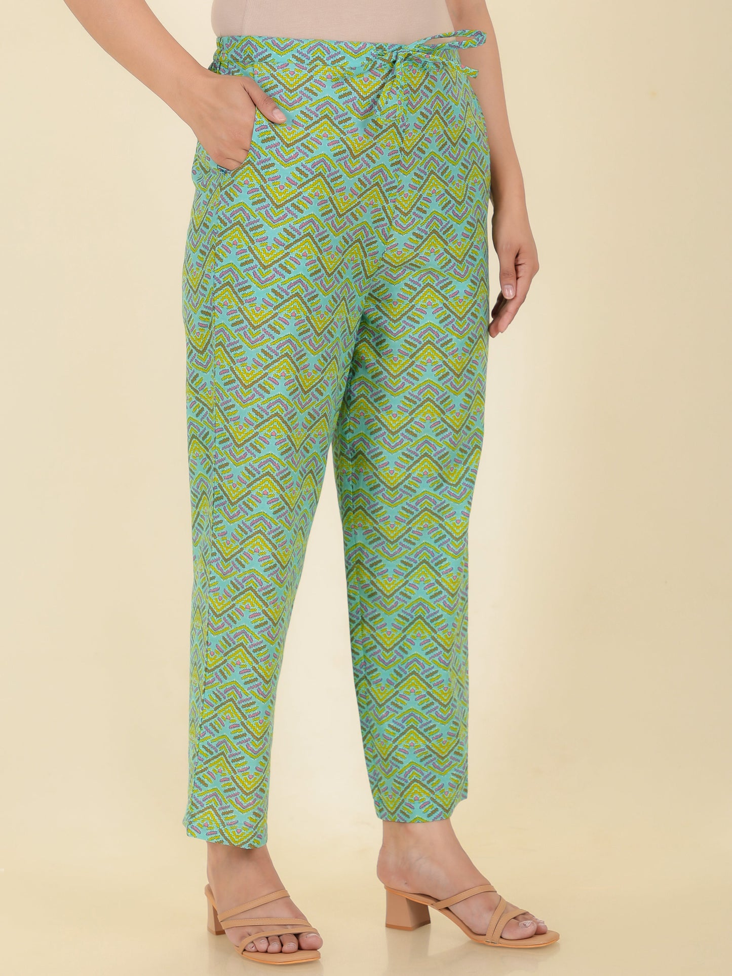 Soft Cotton Chevron Pant