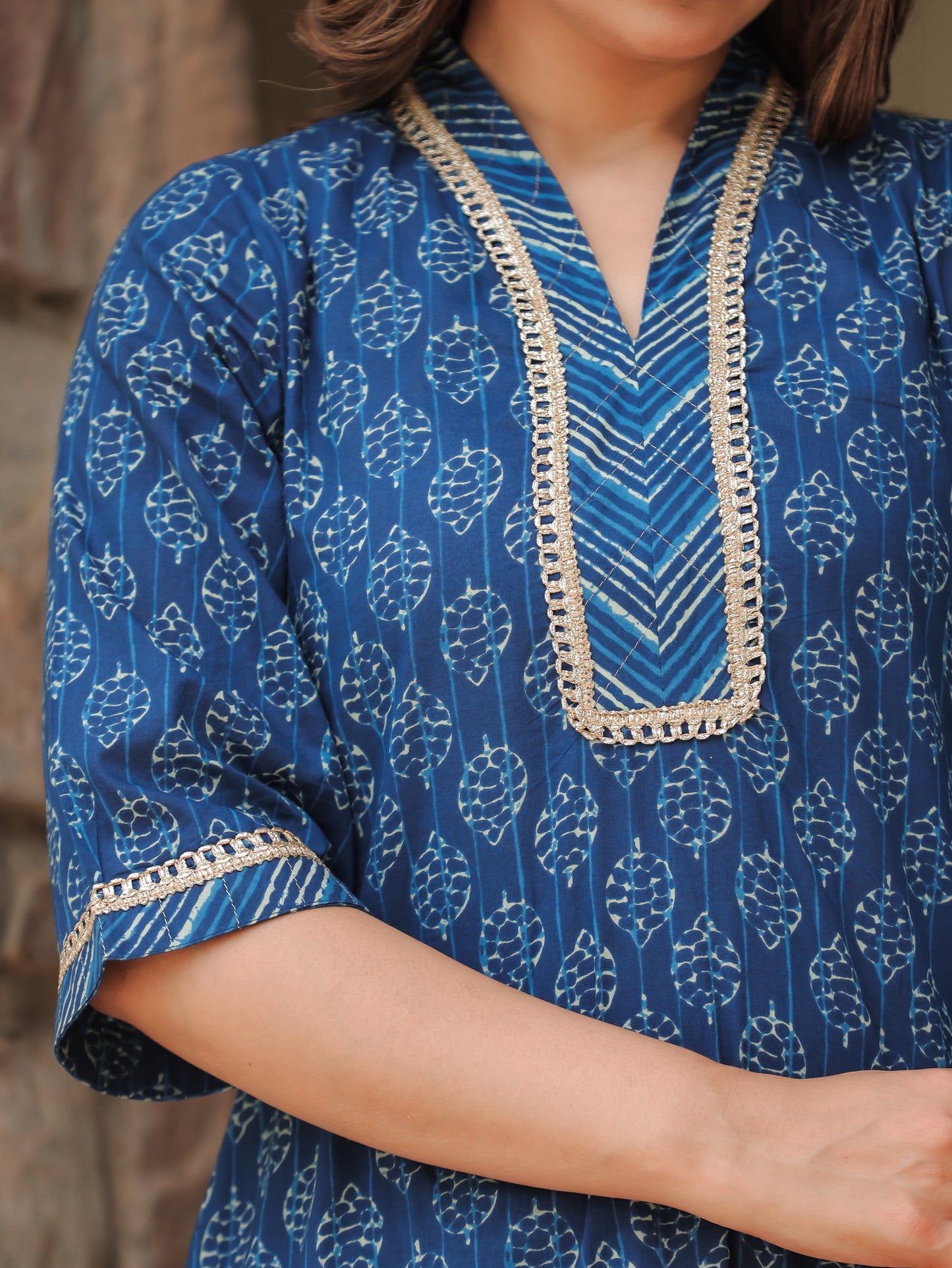 Soft Cotton Block Kurta