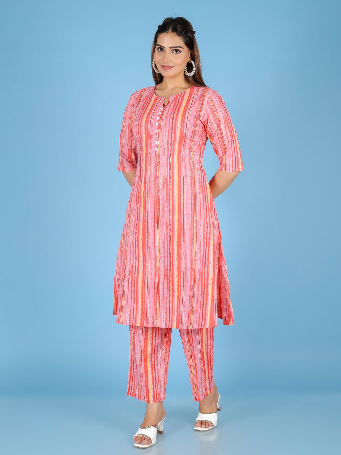 Soft Cotton Striped Kurta