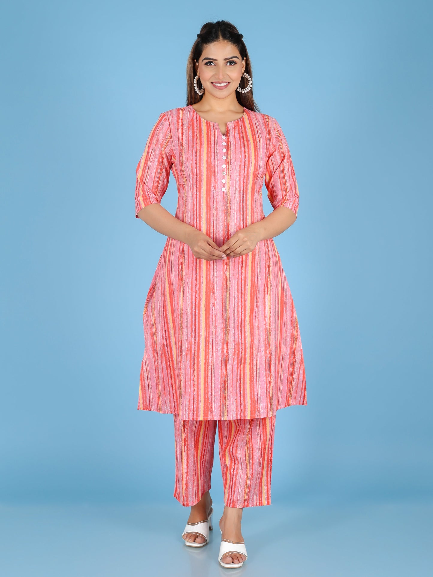 Soft Cotton Striped Kurta