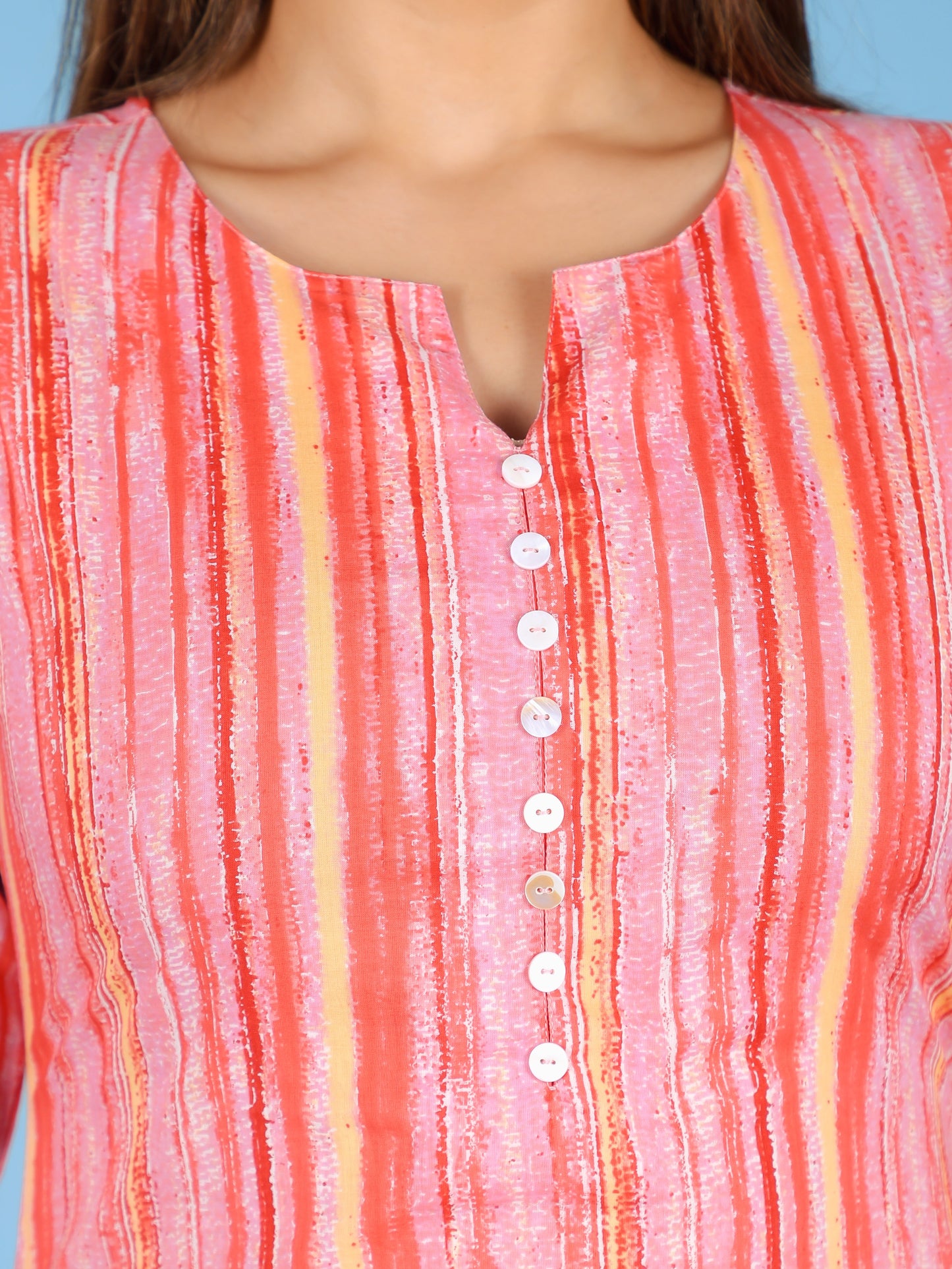 Soft Cotton Striped Kurta