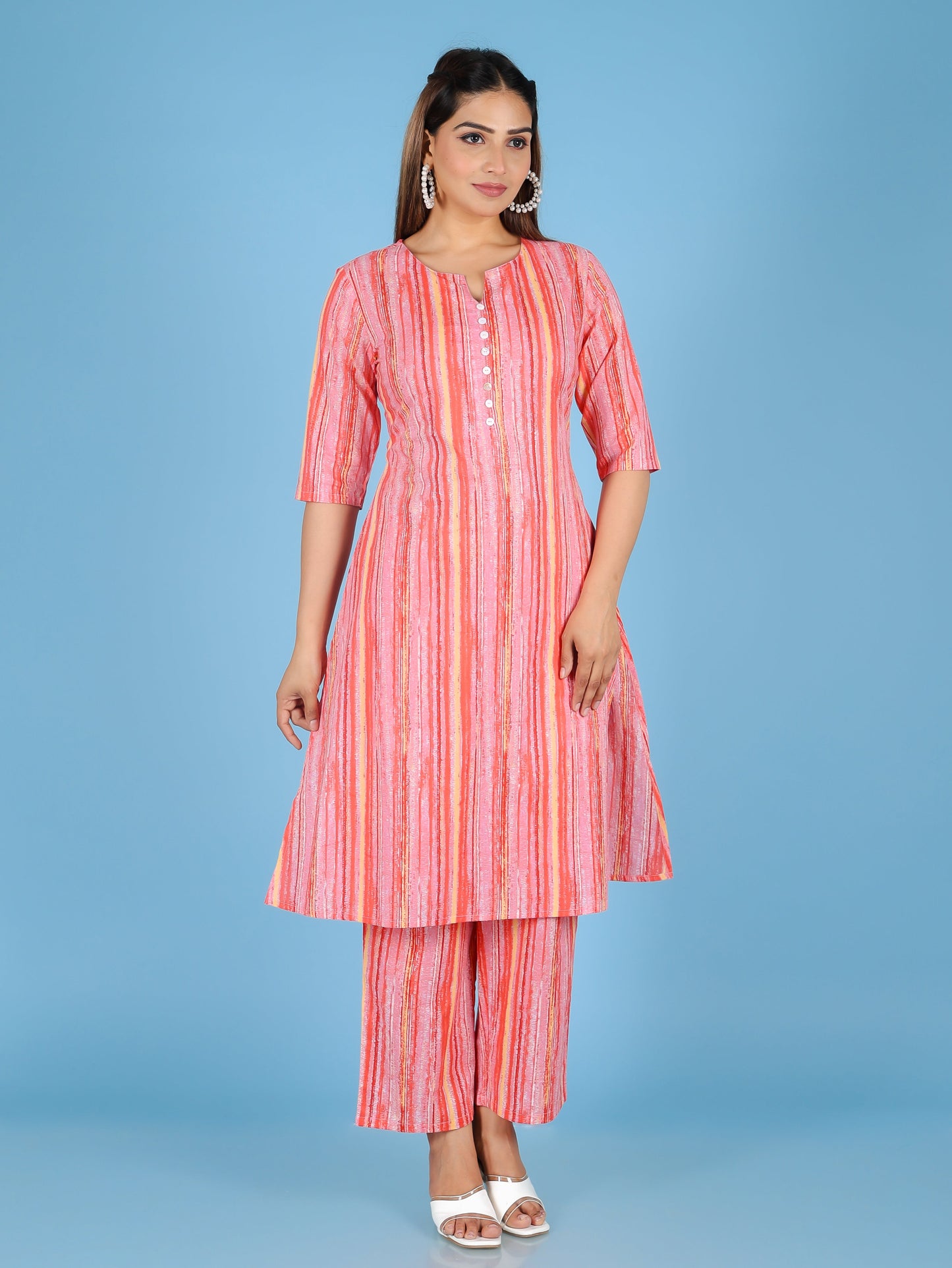 Soft Cotton Striped Kurta