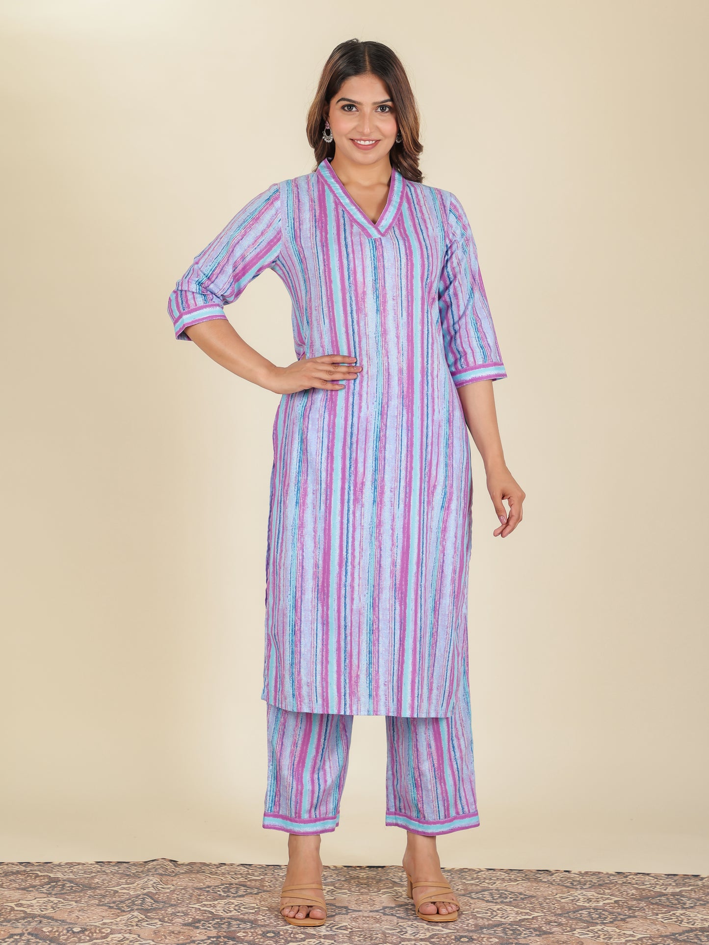 Soft Cotton Striped Kurta